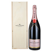Moët &amp; Chandon Champagne ROSÉ IMPÉRIAL Brut 12.5% ABV 3l in a wooden case