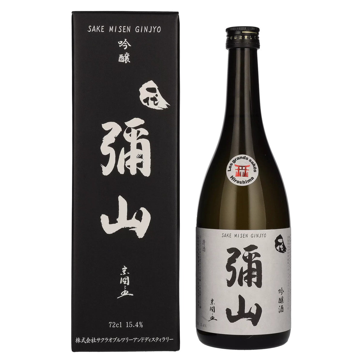 Ichidai MISEN Ginjyo Japanese Sake 15.4% ABV, 0.72 l in a gift box