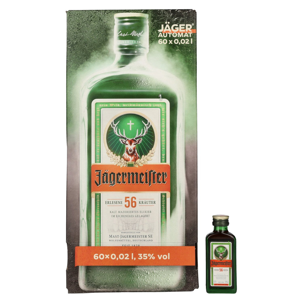 Jägermeister 35% Vol. 60x0,02l