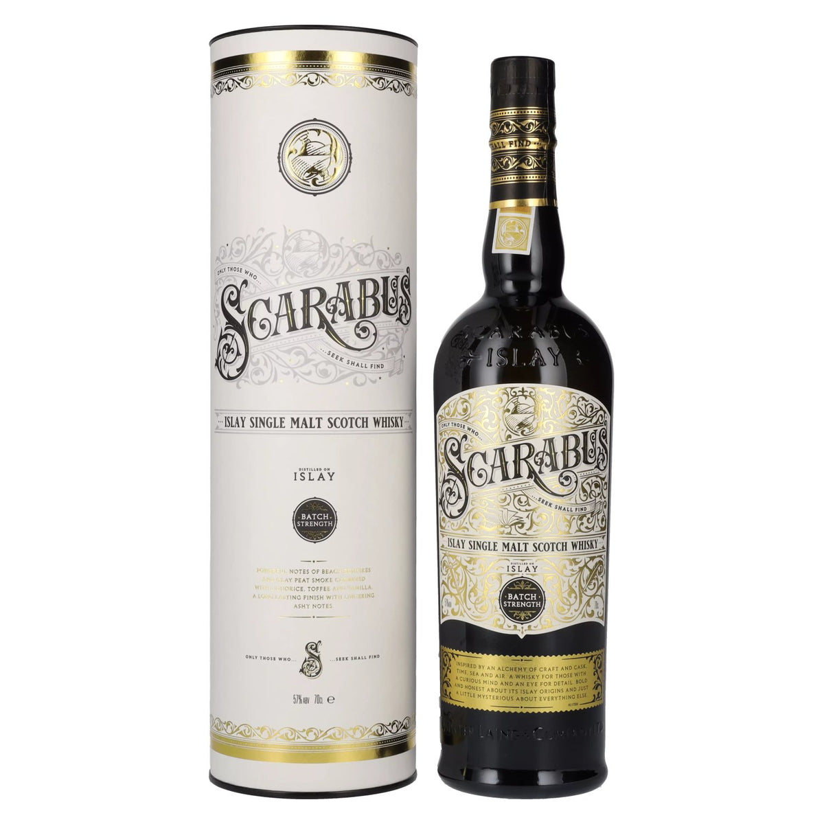 Hunter Laing SCARABUS Islay Single Malt BATCH STRENGTH 57% Vol. 0.7l in gift box