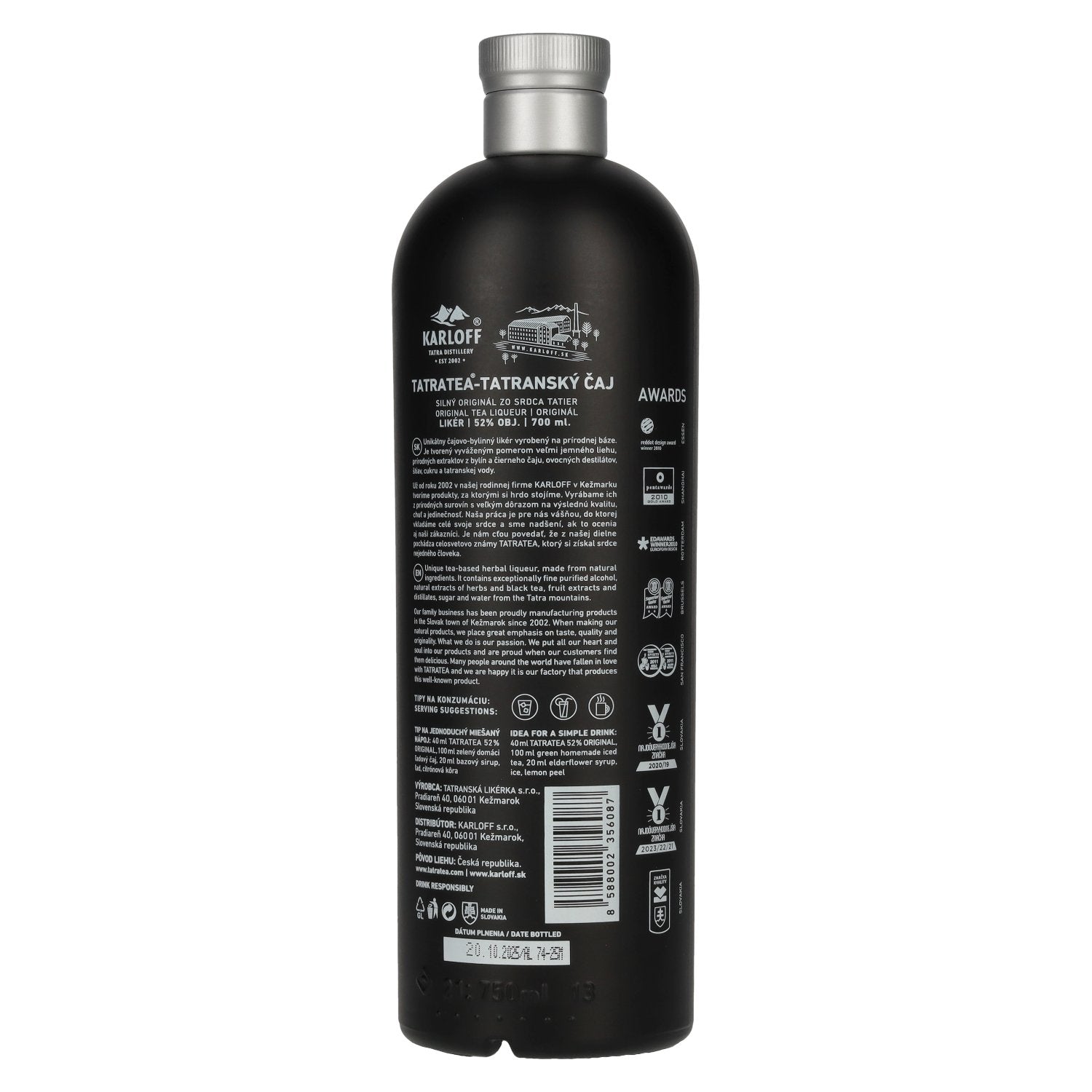 TATRATEA Original Tea Liqueur 52% Vol. 0.7l
