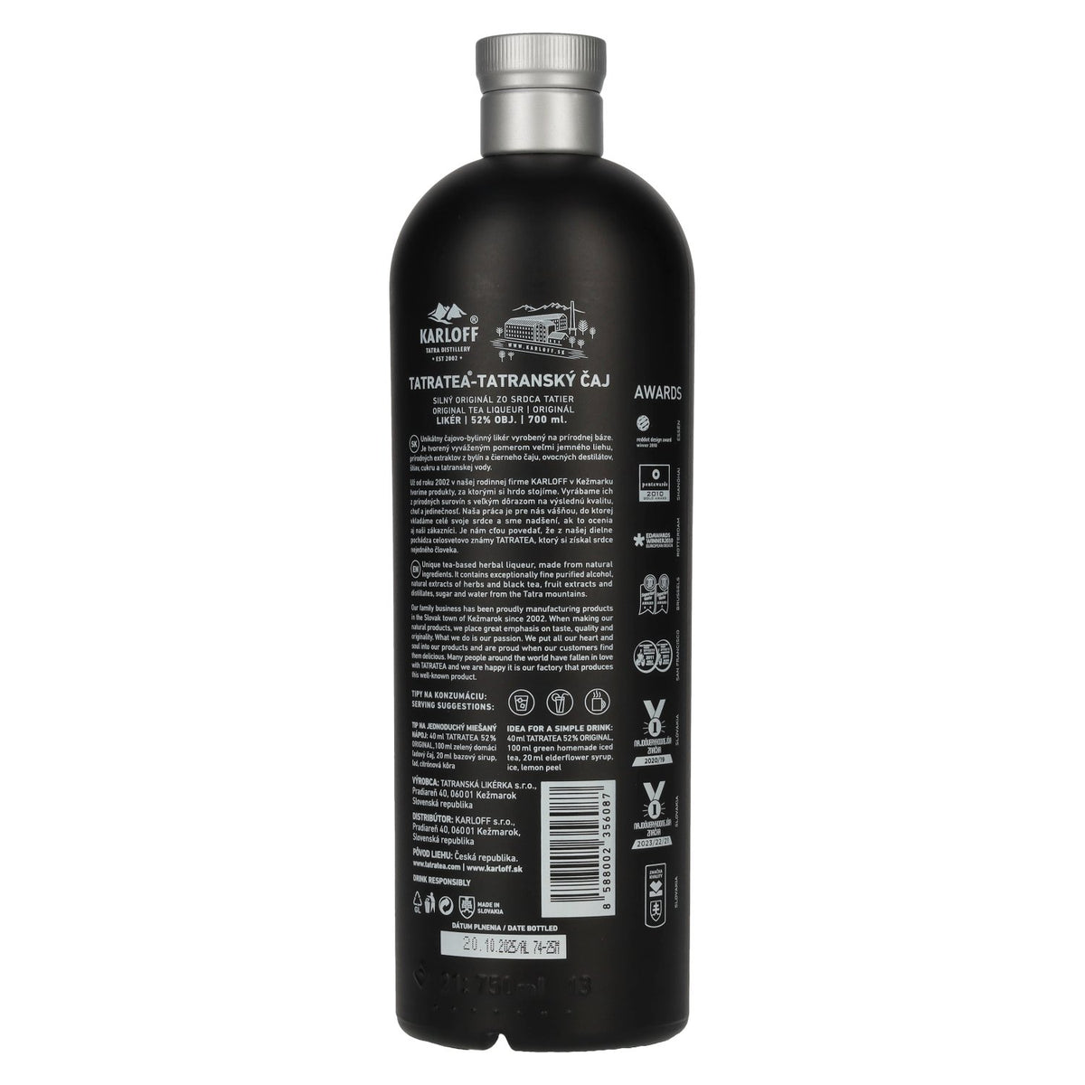 TATRATEA Original Tea Liqueur 52% Vol. 0,7l