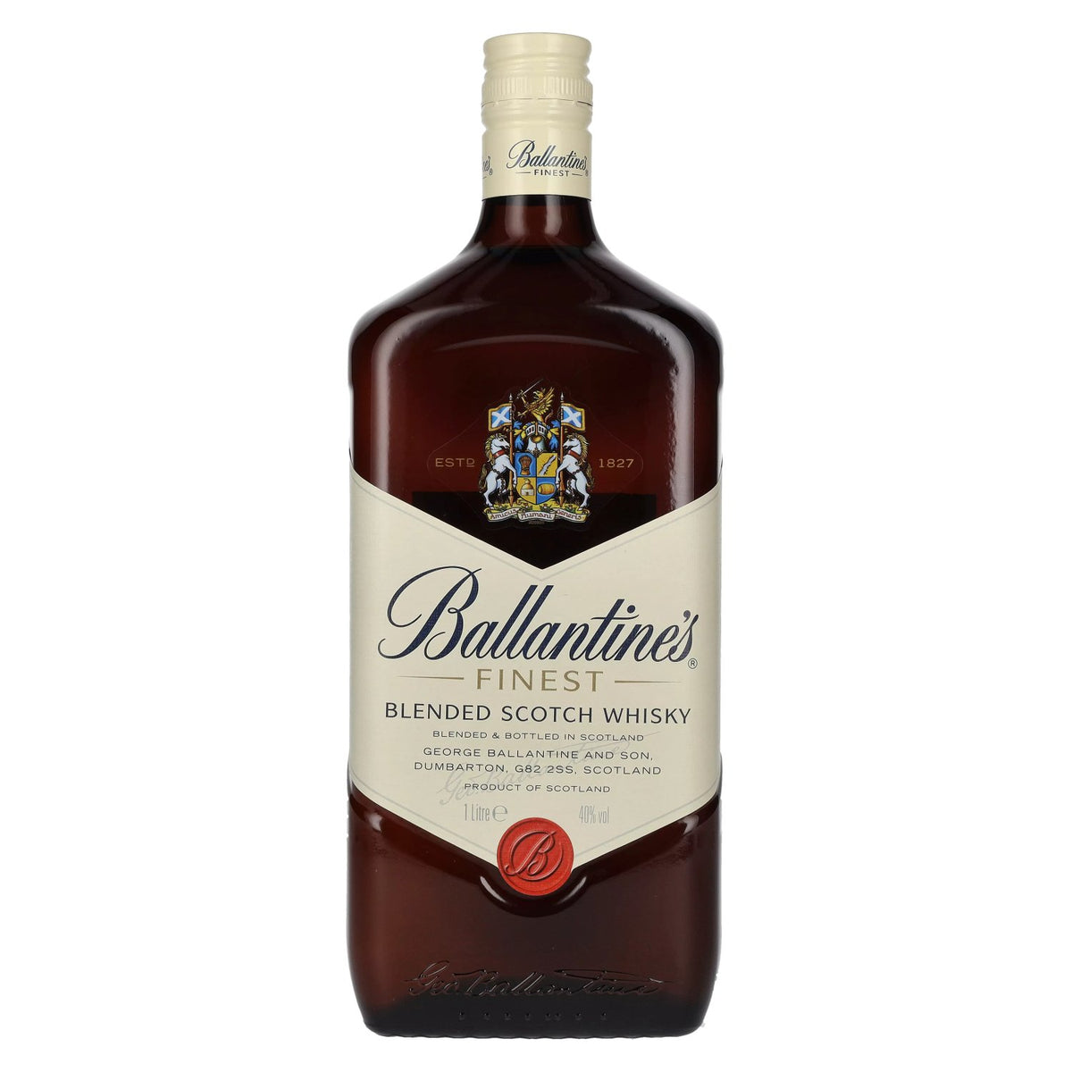Ballantine's FINEST Blended Scotch Whisky 40% ABV 1l