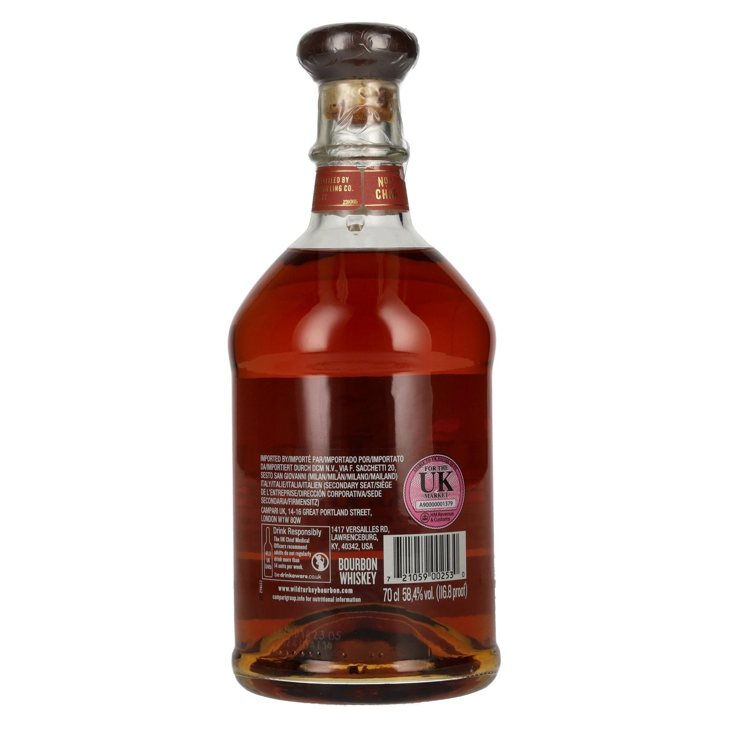 Wild Turkey RARE BREED Kentucky Straight Bourbon Whiskey Barrel Proof 58,4% Vol. 0,7l