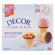 De Beukelaer DECOR ON ICE Wafer Cups 60 Count