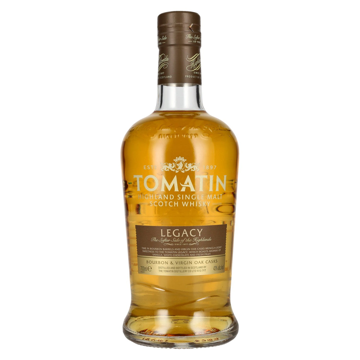 Tomatin Legacy Highland Single Malt Scotch Whisky 43% Vol. 0,7l