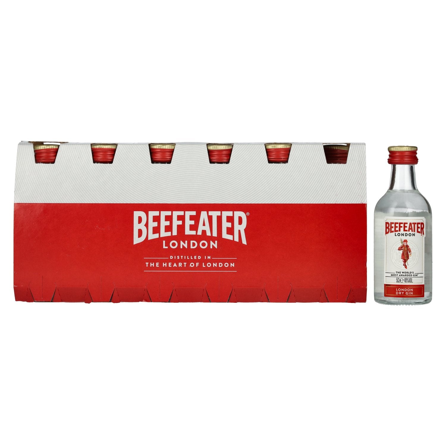 Beefeater London Dry Gin 40% Vol. 12x0.05l