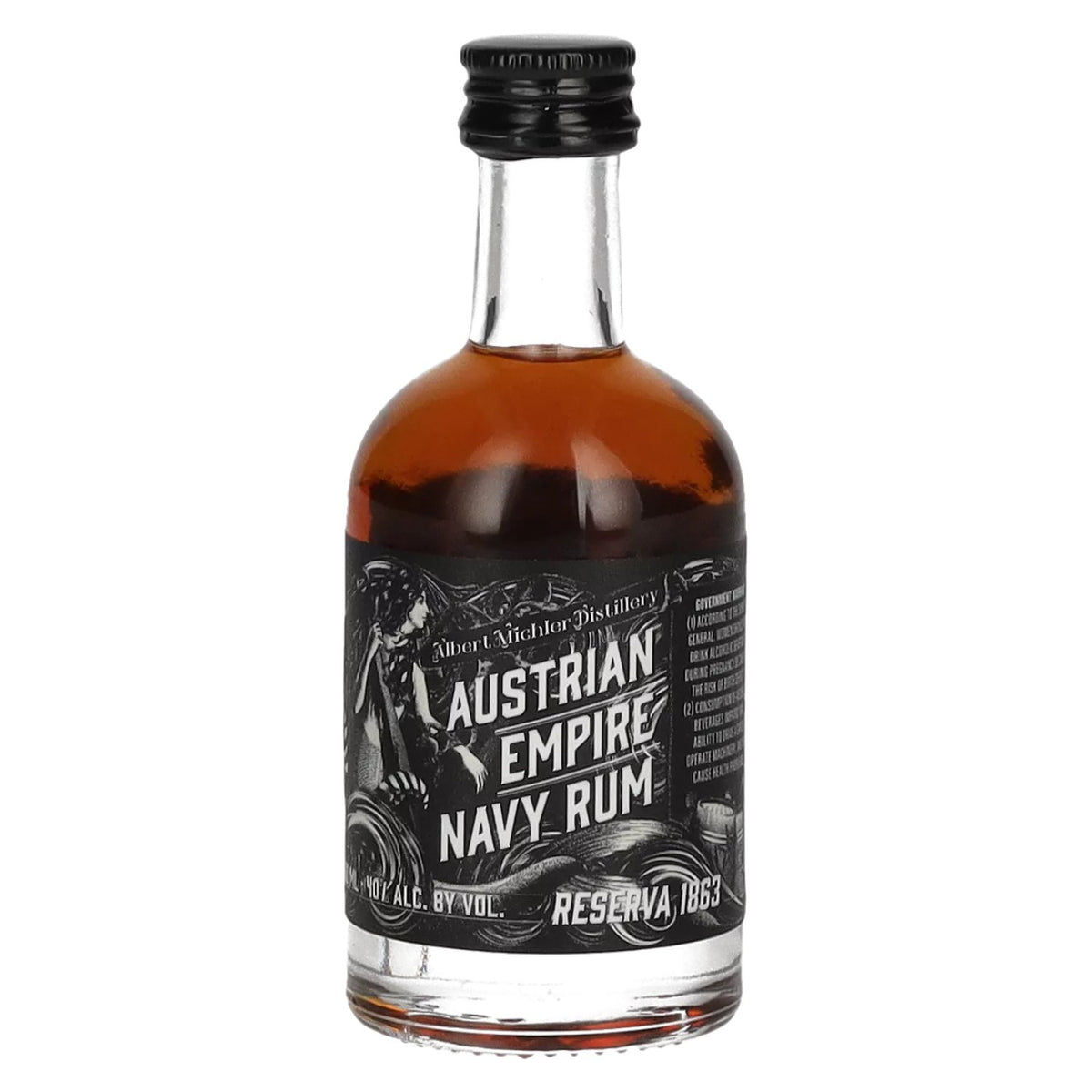 Austrian Empire Navy RESERVA 1863 Rum 40% vol. 0.05 l