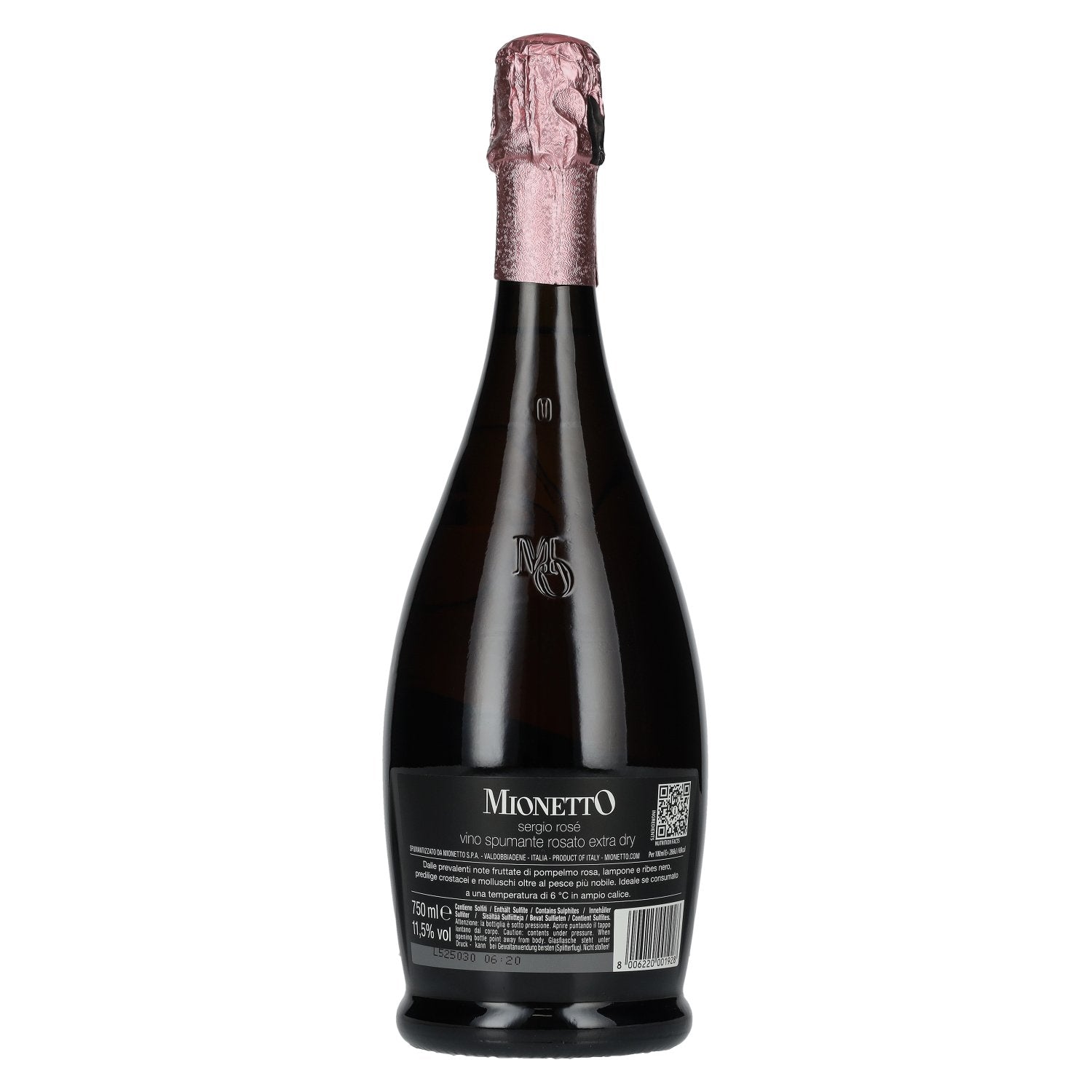 Mionetto MO Sergio Rosé Extra Dry 11,5% Vol. 0,75l