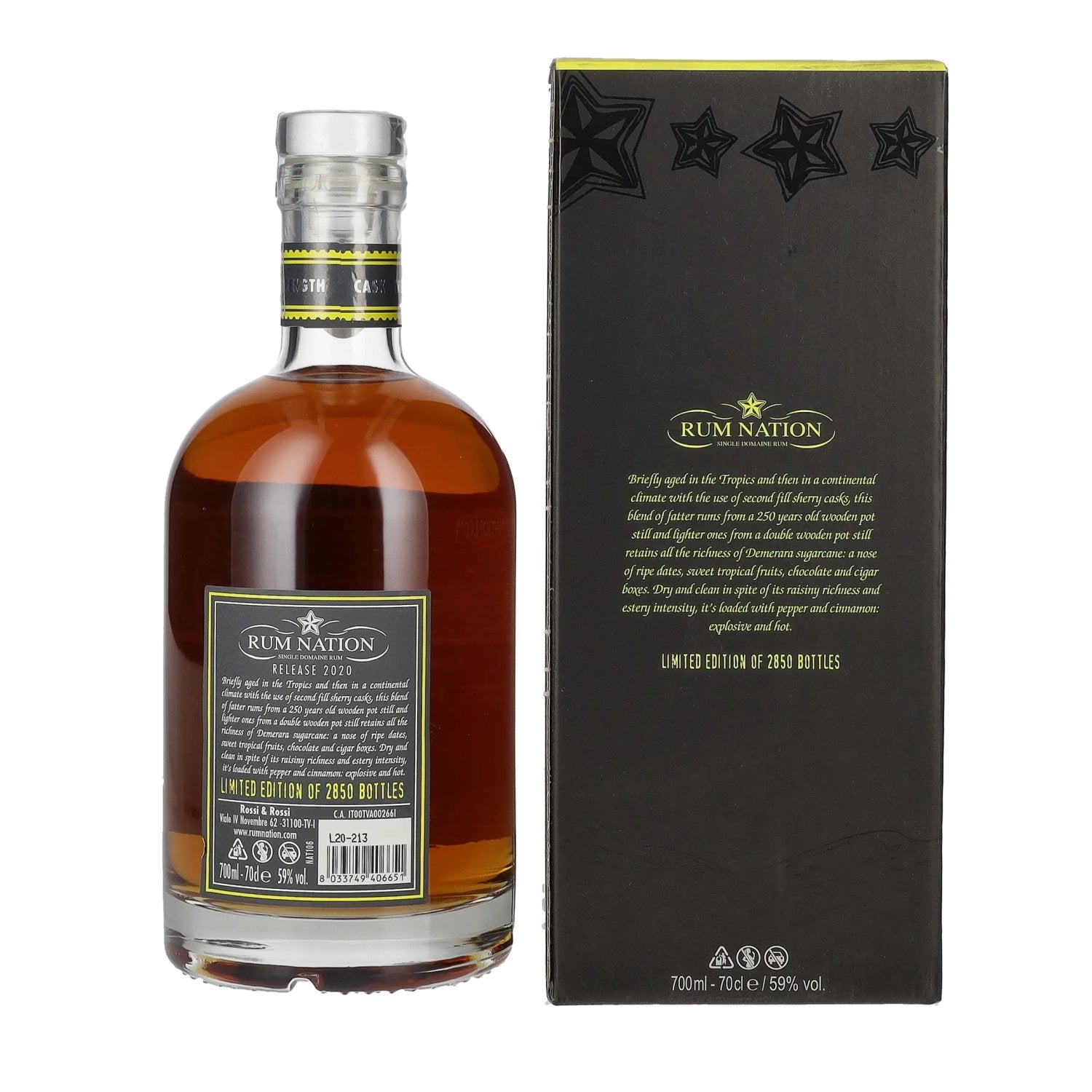 Rum Nation British Guyana 7 Years Old Limited Edition 59% Vol. 0.7L in gift box
