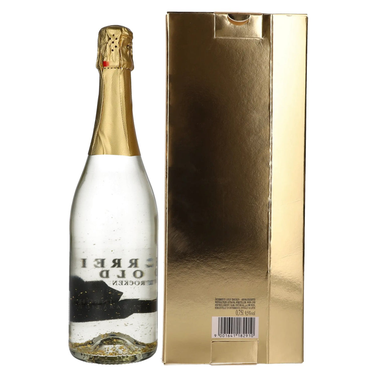 Austrian Gold – with 23-carat gold leaf, 9.5% ABV, 0.75 l in a gift box