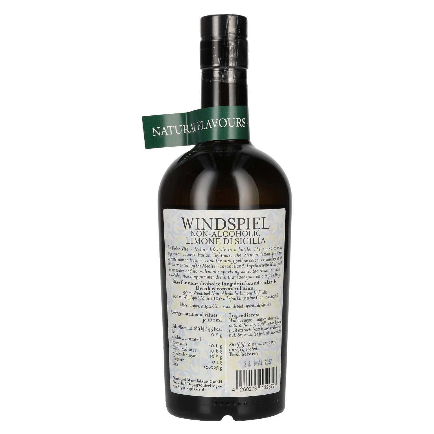 Windspiel Limone di Sicilia Alkoholfrei 0,5l