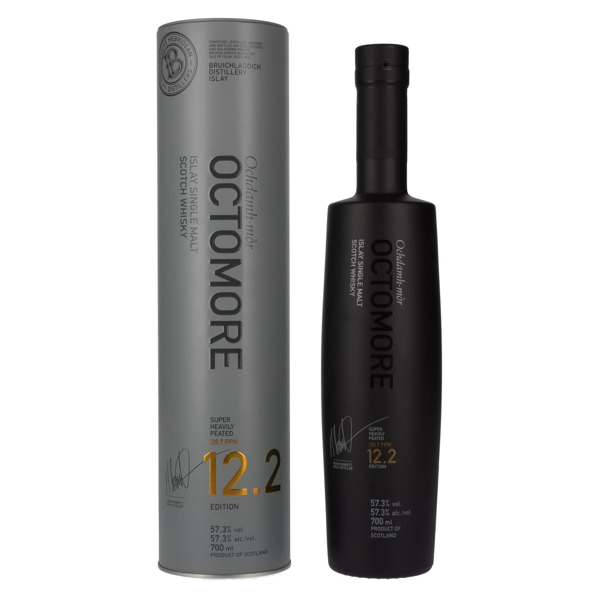Octomore EDITION: 12.2 Super Heavily Peated 2016 57.3% Vol. 0.7l in Tin Box