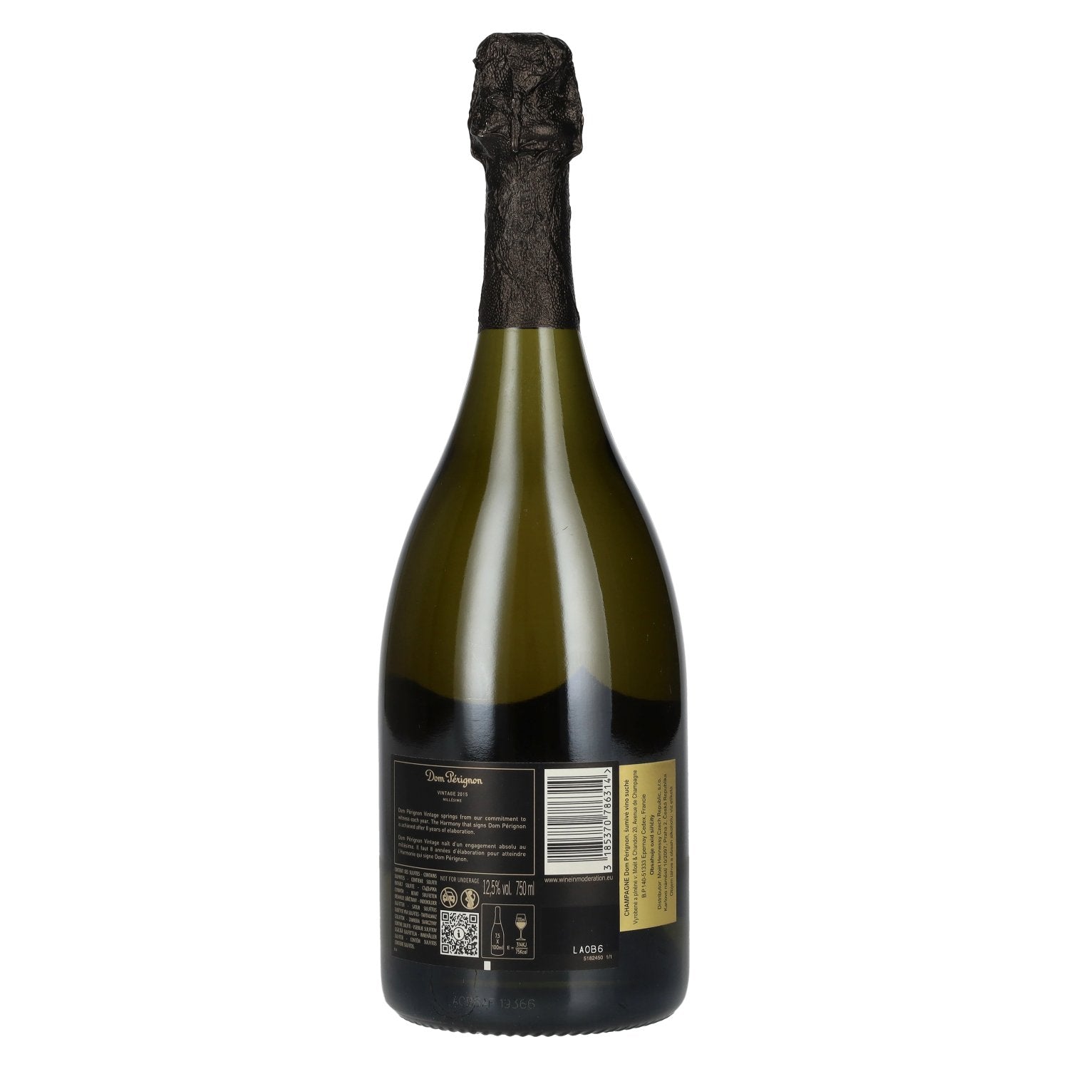 Dom Pérignon Champagne Brut Vintage 2015 12.5% ABV 0.75l
