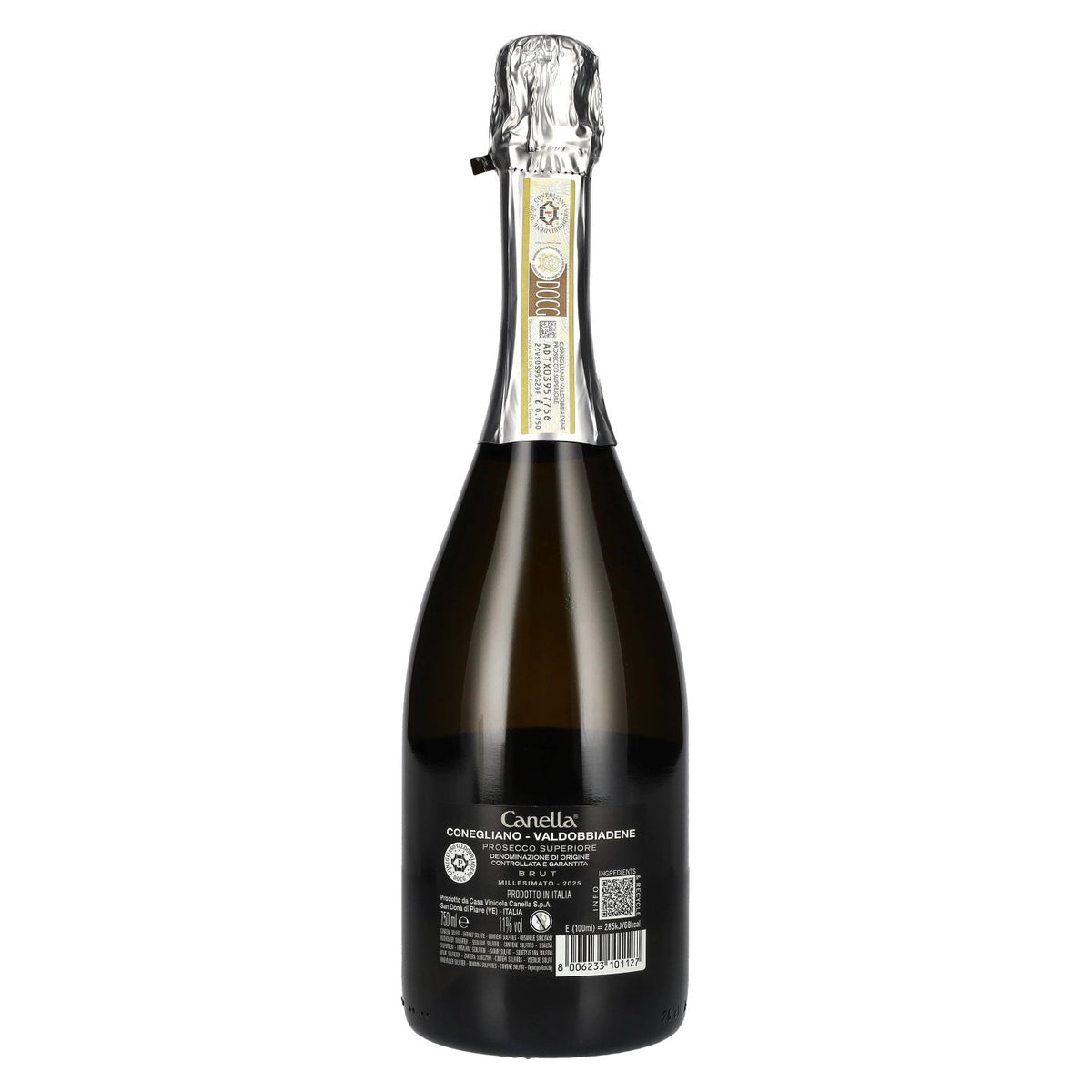 Canella Valdobbiadene Prosecco Superiore Millesimato Brut DOCG 2025 11% vol. 0.75 l