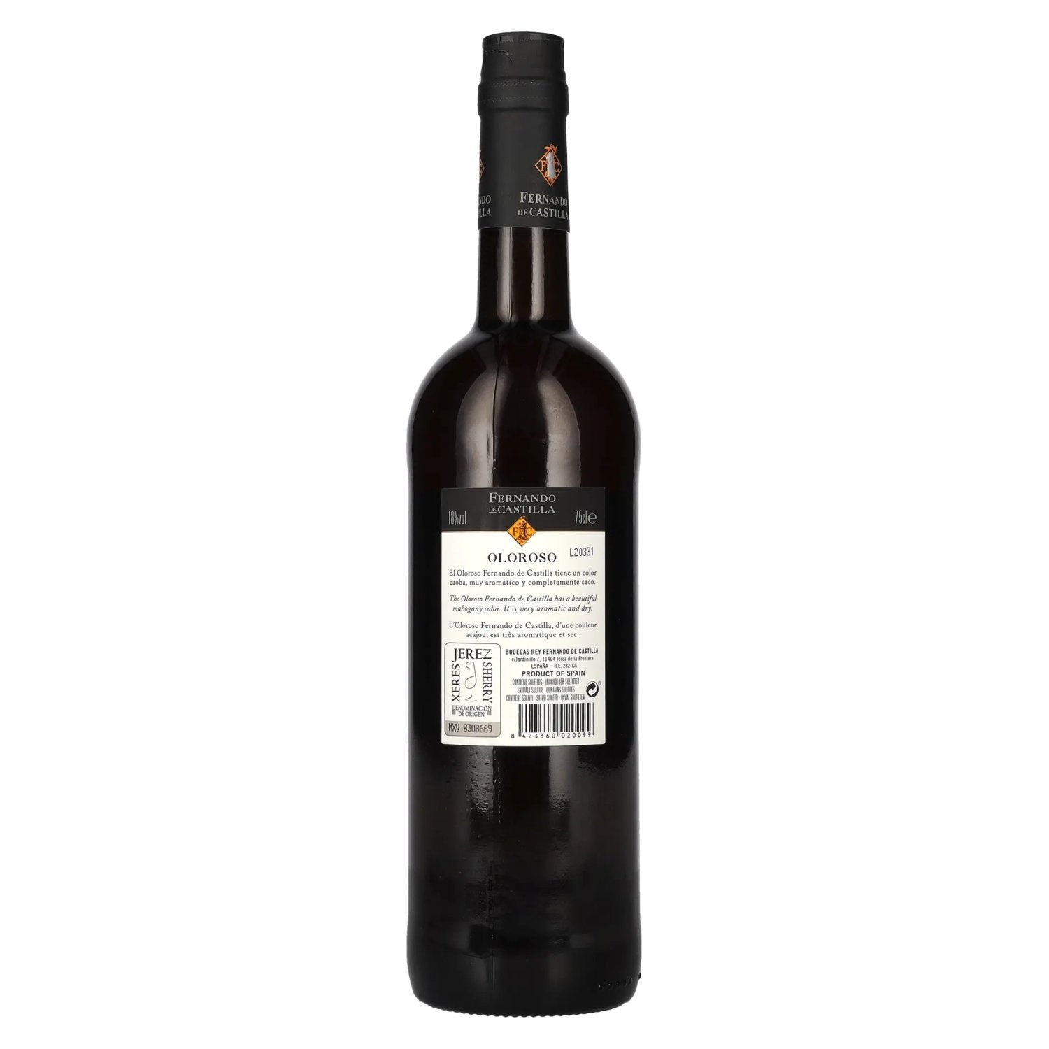 Fernando de Castilla Sherry Oloroso Classic Dry 18% Vol. 0.75L