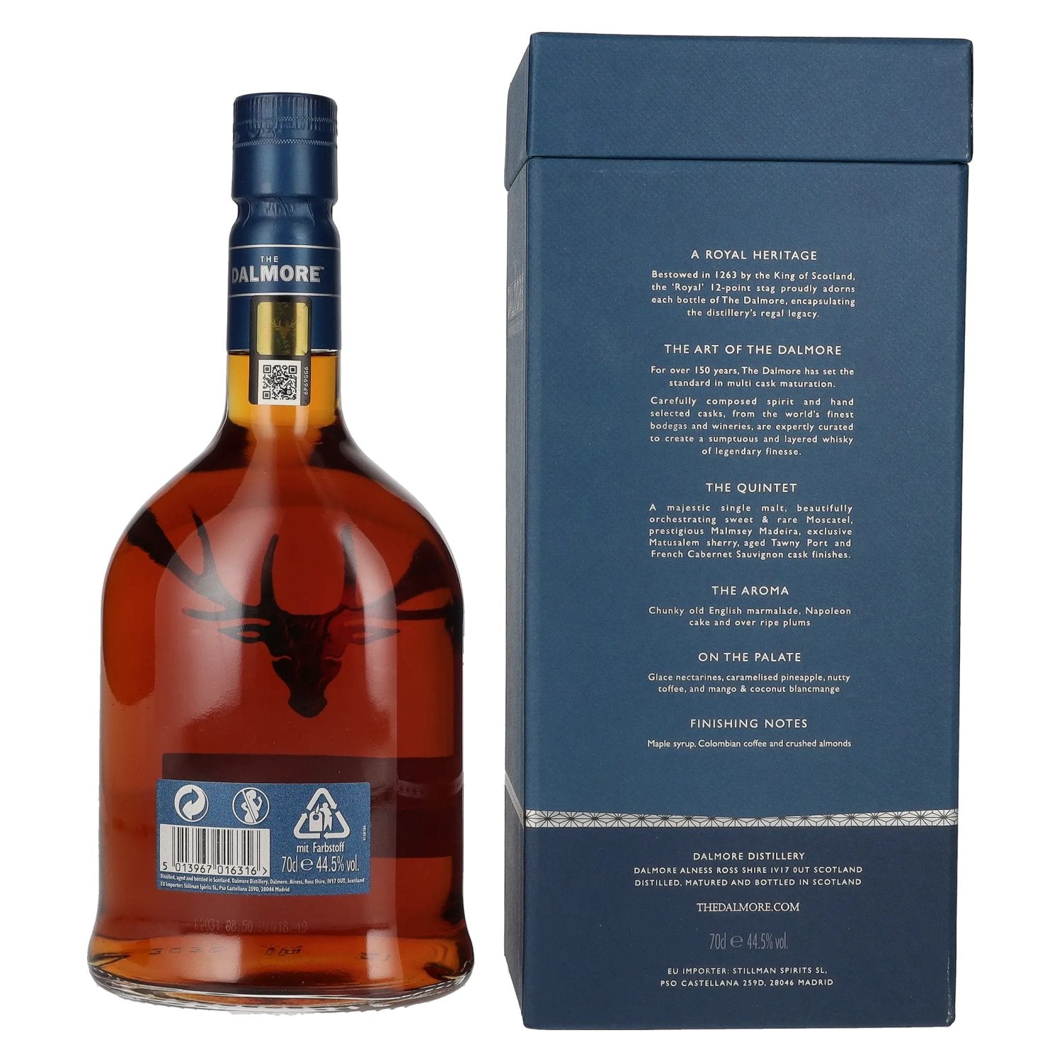 The Dalmore THE QUINTET Highland Single Malt 44,5% Vol. 0,7l in Geschenkbox