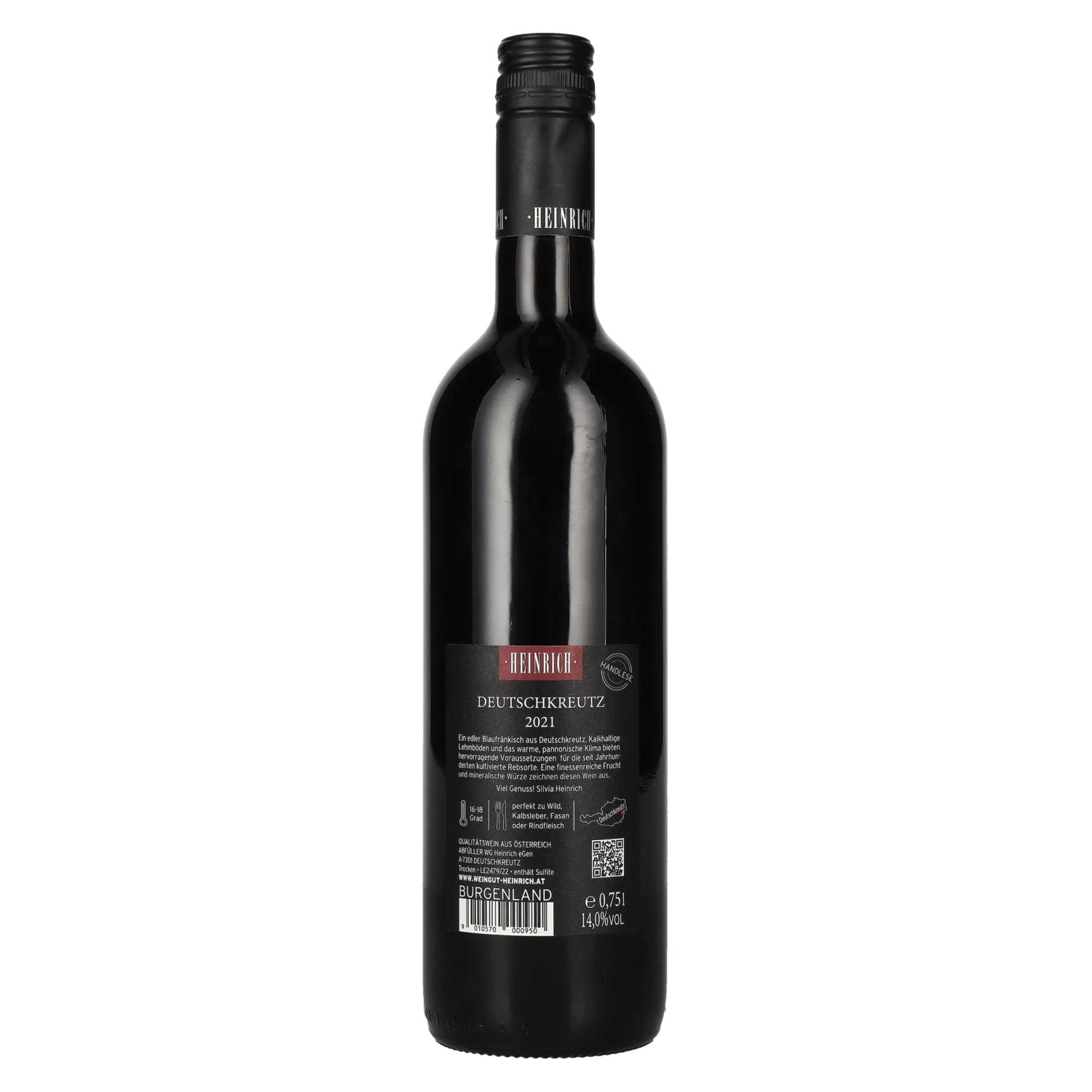 Heinrich Blaufränkisch Deutschkreutz DAC 2021 14% Vol. 0,75l