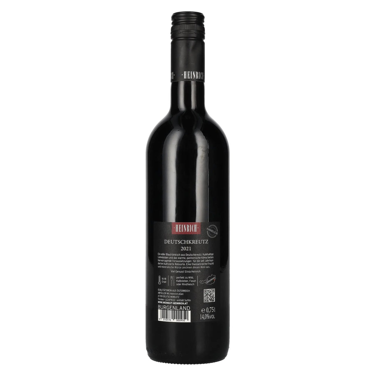 Heinrich Blaufränkisch Deutschkreutz DAC 2021 14% Vol. 0.75l