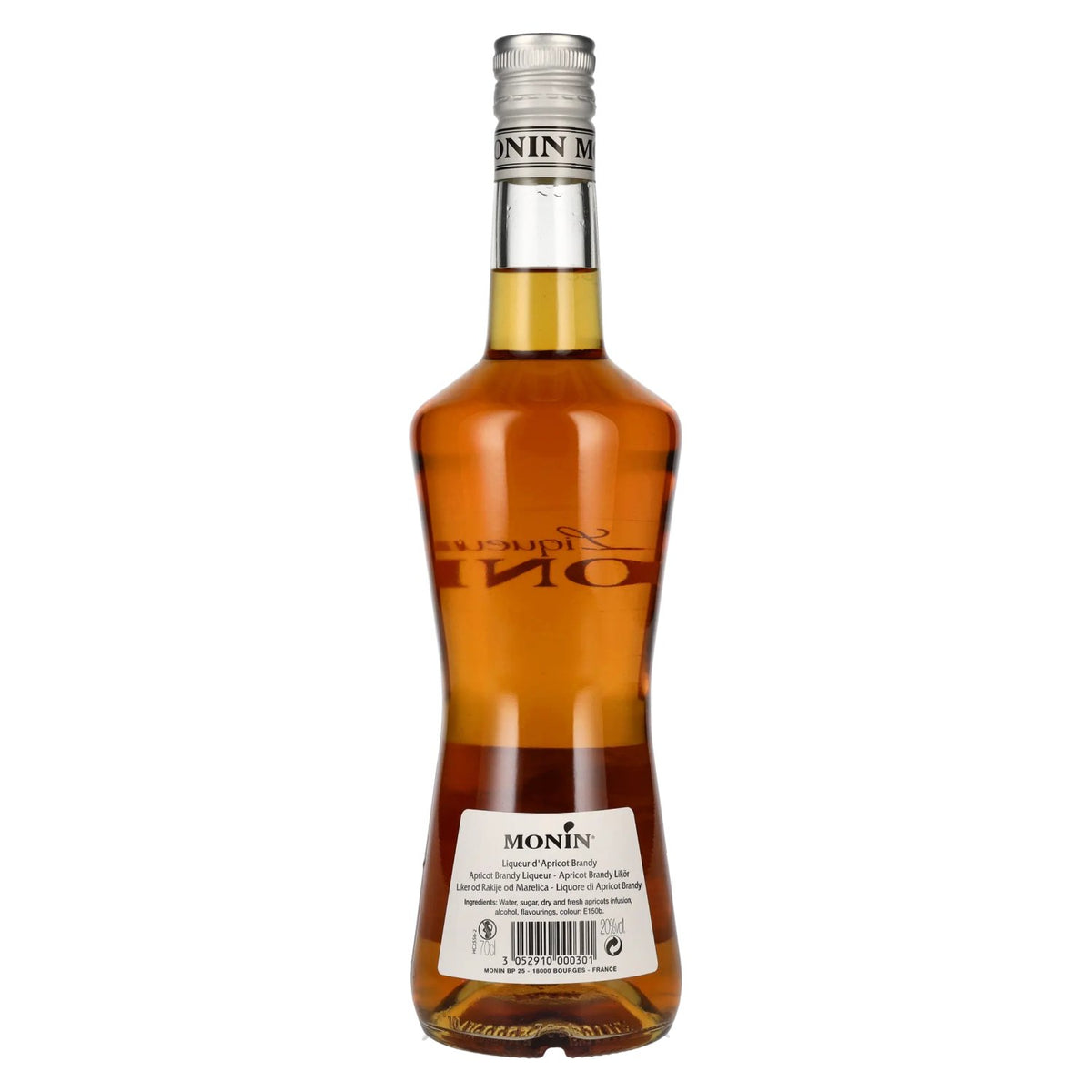 Monin APRICOT BRANDY Liqueur 20% ABV 0.7l