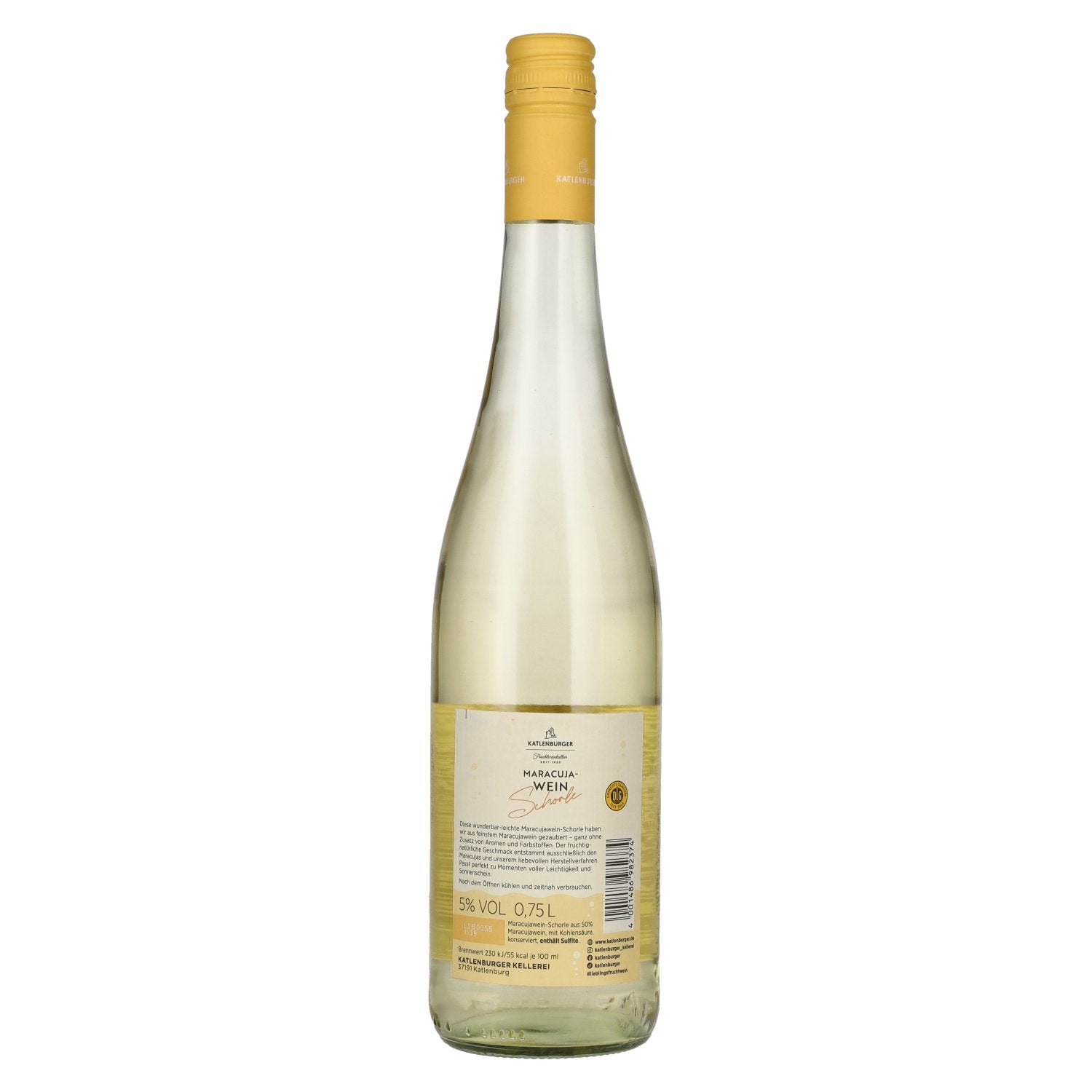 Katlenburger Maracuja Wein Schorle 5% Vol. 0,75l