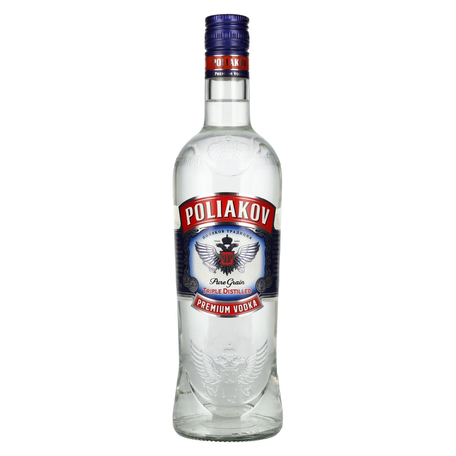Poliakov Triple Distilled Premium Vodka 37.5% Vol. 0.7L