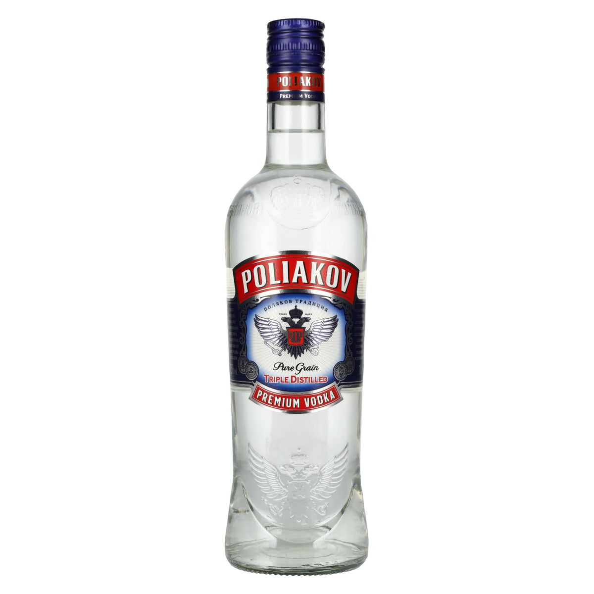 Poliakov Triple Distilled Premium Vodka 37.5% Vol. 0.7L