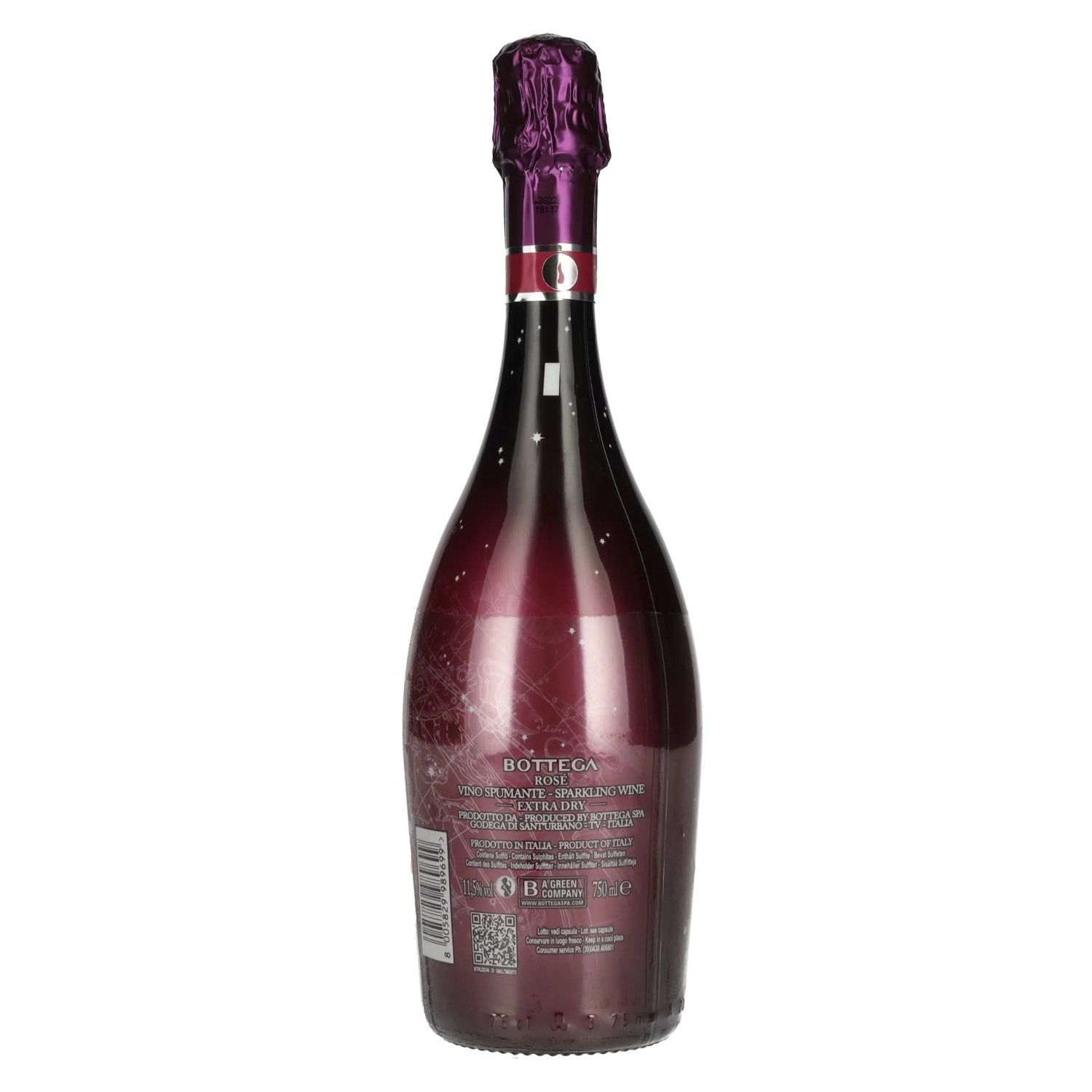 Bottega STAR ROSÉ MILLESIMATO Prosecco Spumante Brut 2022 11,5% Vol. 0,75l