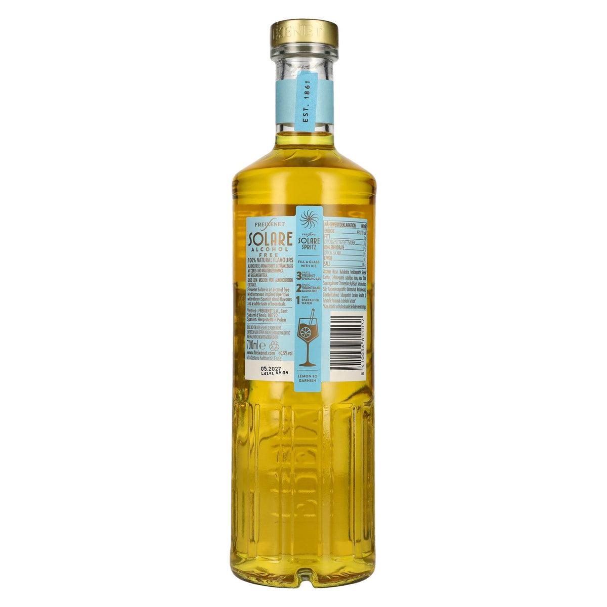 Freixenet Solare Aperitivo Mediterraneo, alcohol-free, 0.7 litres
