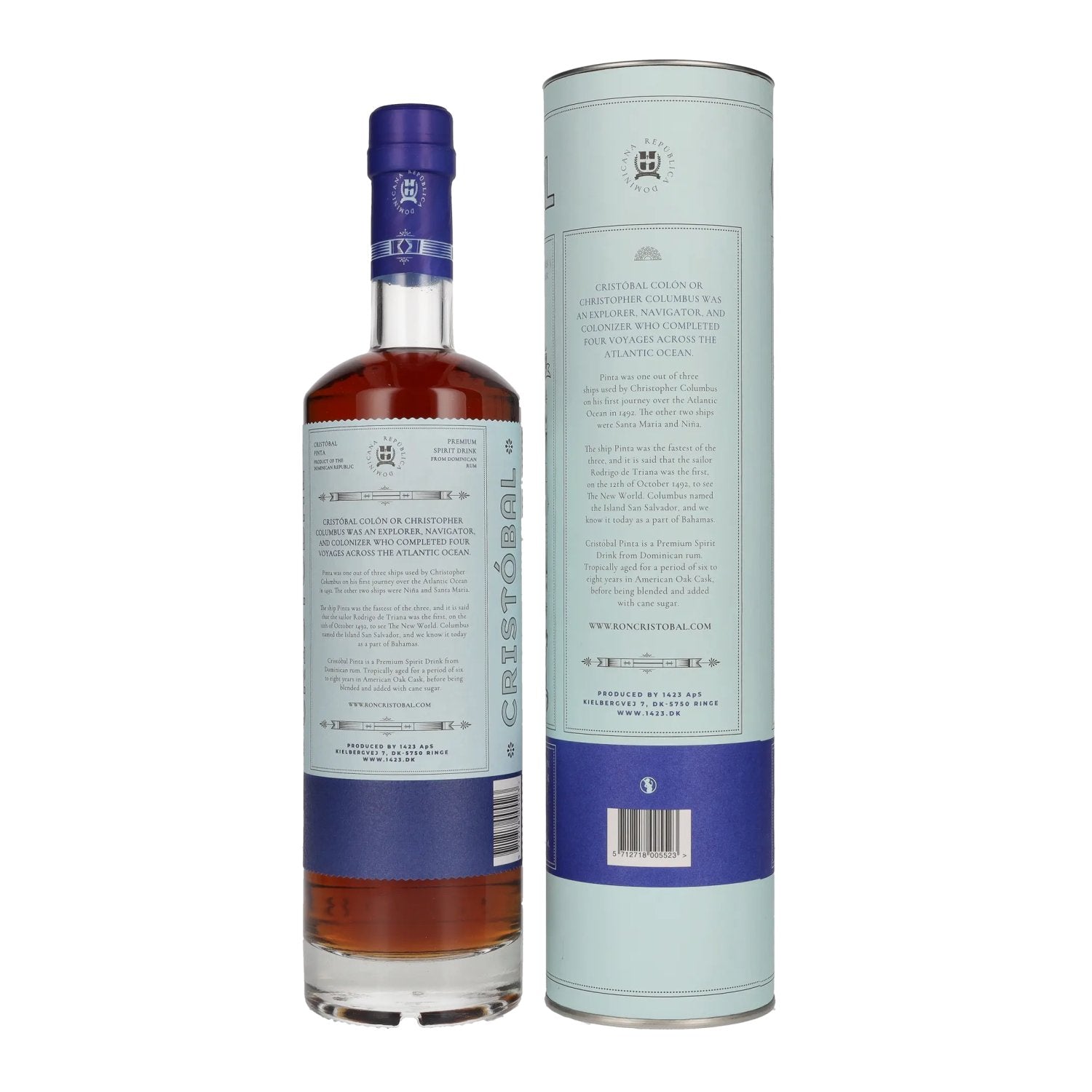Ron Cristóbal PINTA 40% Vol. 0.7l in gift box