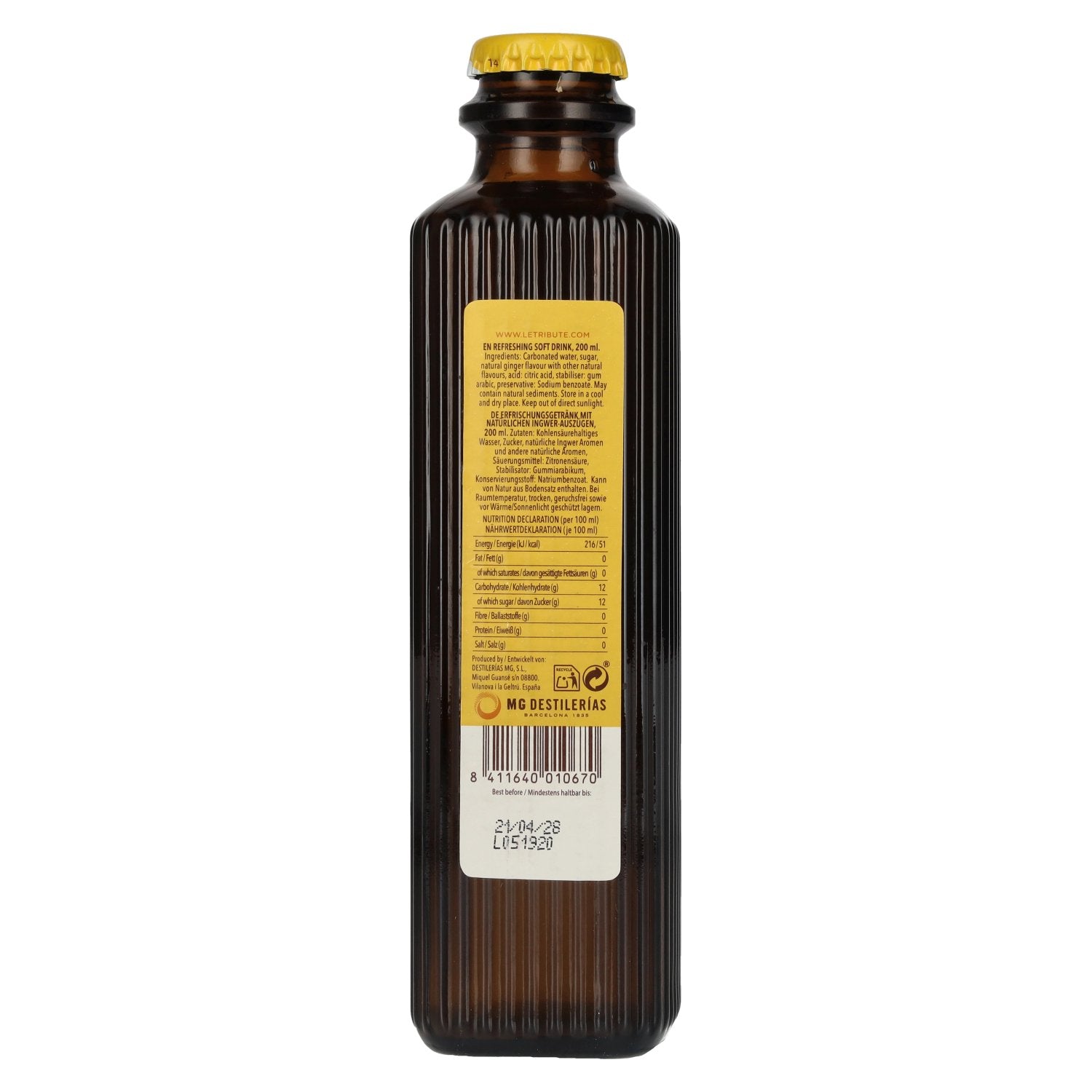 Le Tribute Ginger Beer 24x0,2l