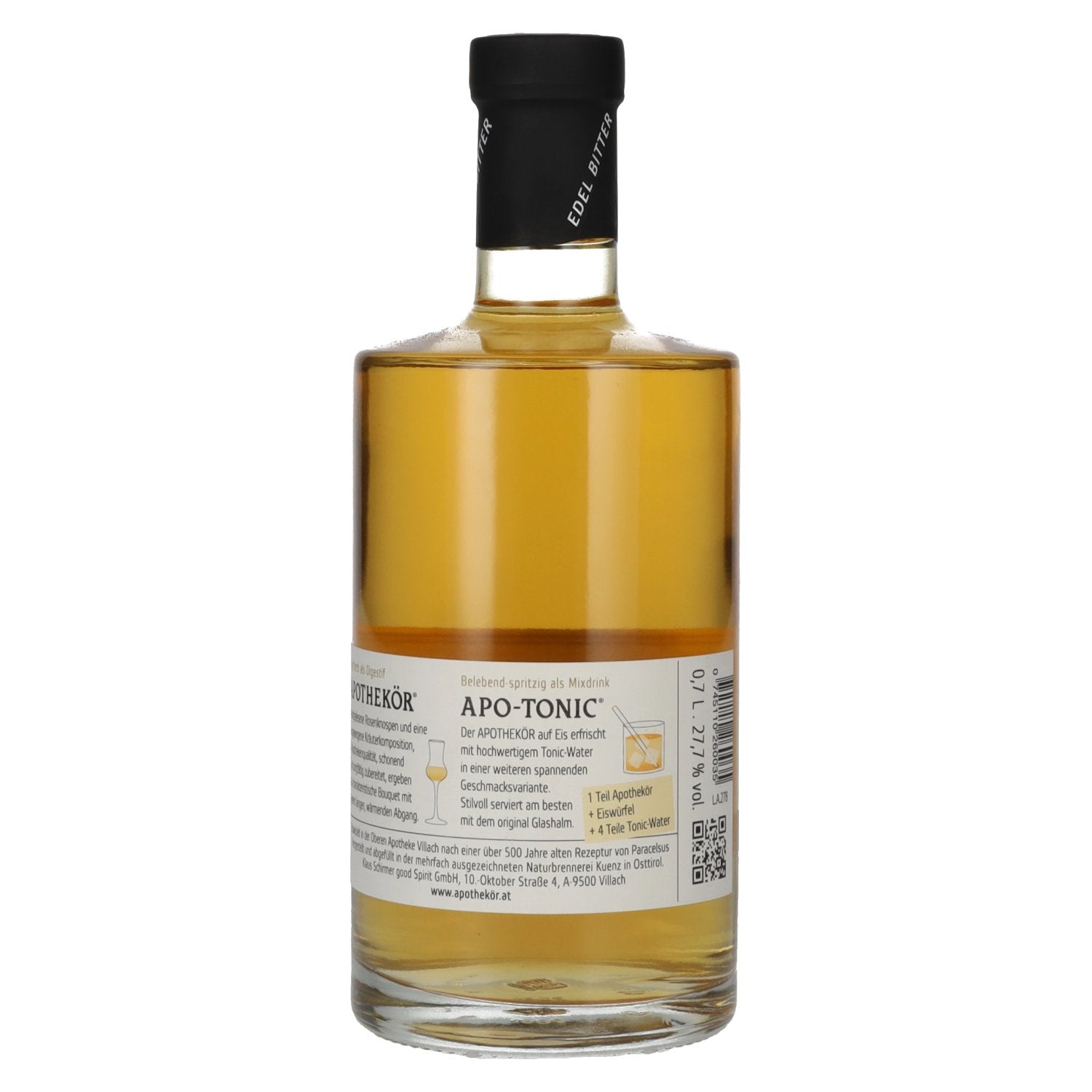 Apothekör zart-herber Kräuterbitter 27,7% Vol. 0,7l