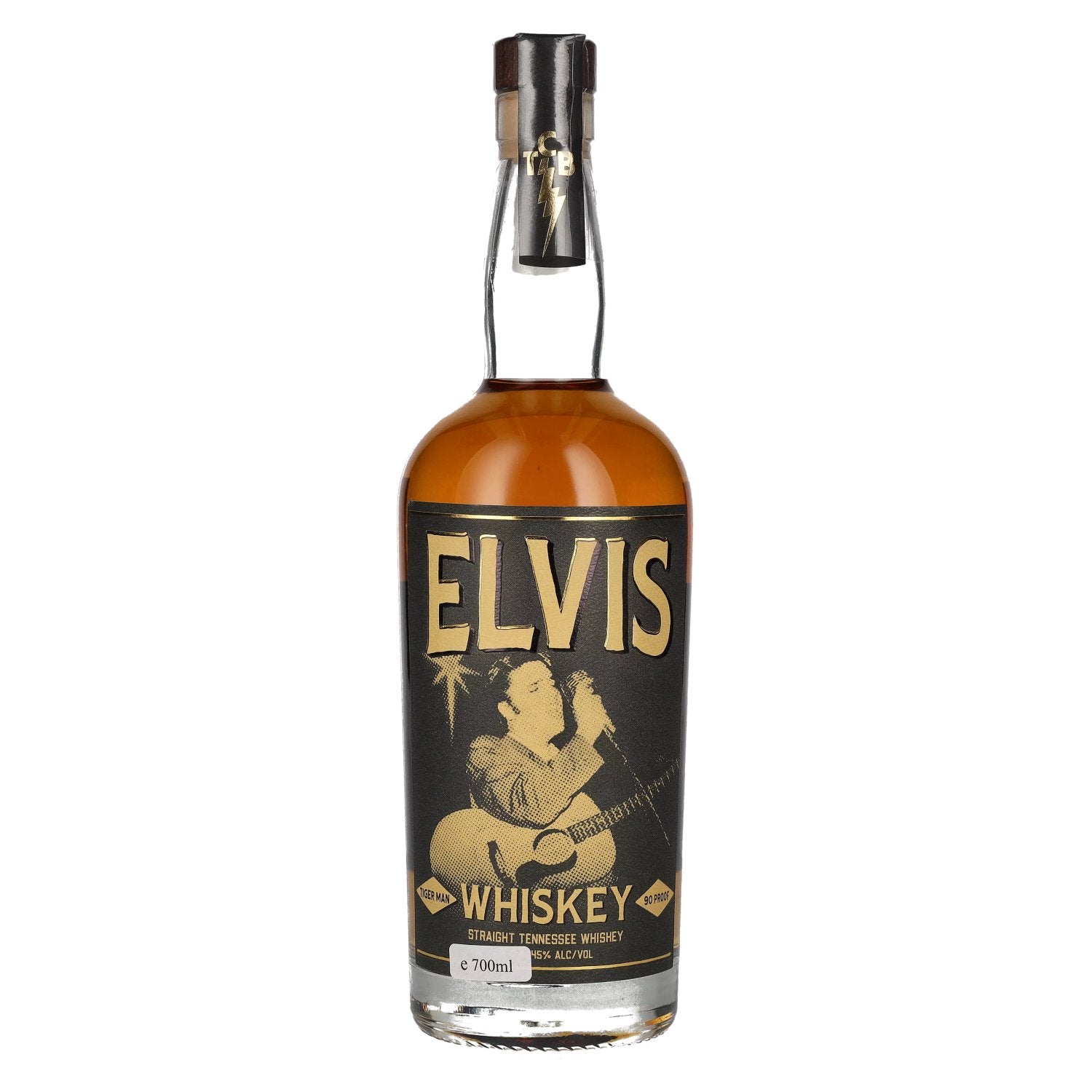 Elvis TIGER MAN Straight Tennessee Whiskey 45% Vol. 0.7l