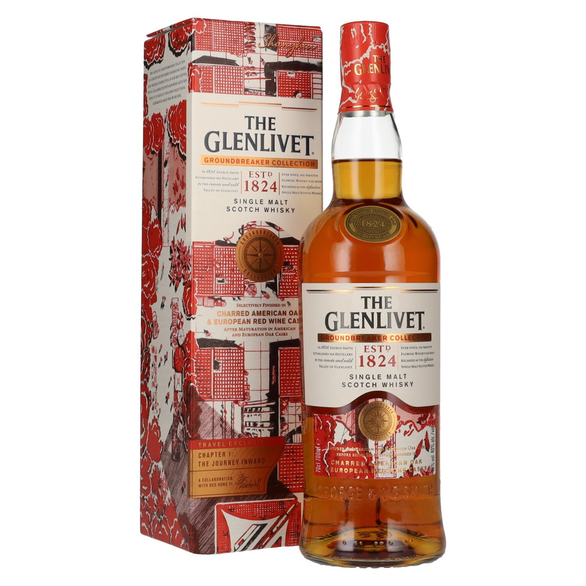 The Glenlivet GROUNDBREAKER COLLECTION Single Malt Whisky 40% Vol. 0.7L in Gift Box