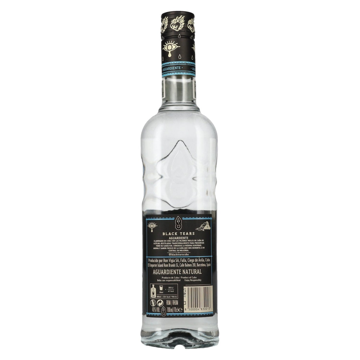 Black Tears Aguardiente Cane 40% ABV 0.7l