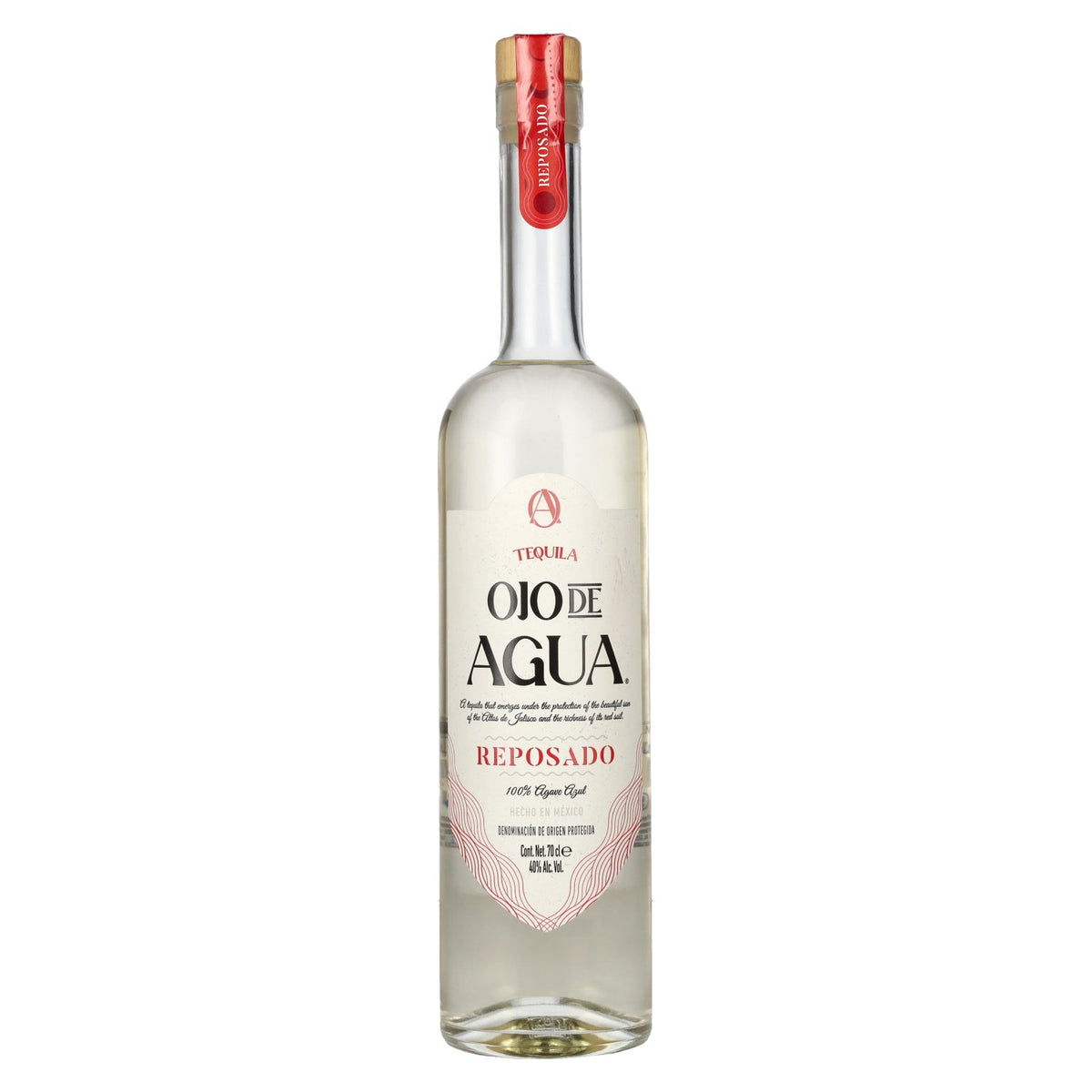 Ojo de Agua Reposado Tequila 100% Blue Agave 40% Vol. 0.7l