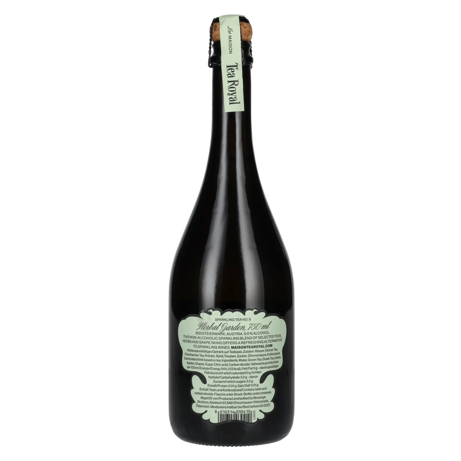 La Maison Tea Royal HERBAL GARDEN Sparkling Tea No. 9 0.0% alcohol 0,75l