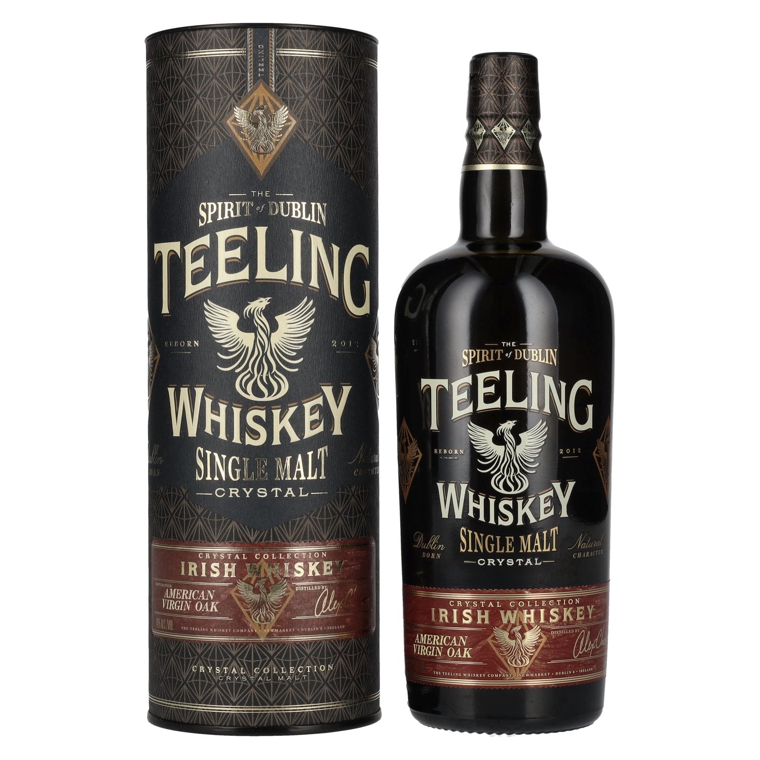 Teeling Whiskey SINGLE MALT CRYSTAL Irish Whiskey 46% Vol. 0.7l in gift box