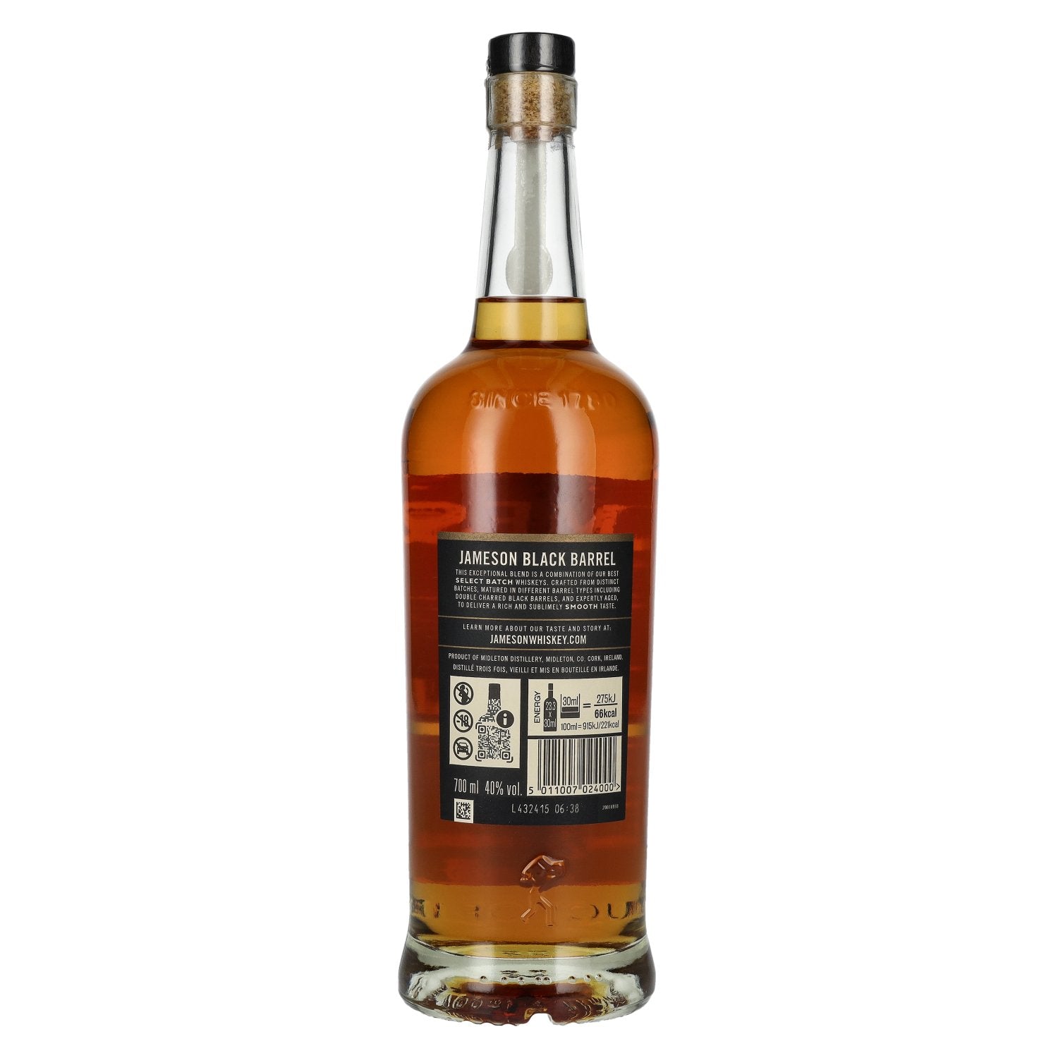 Jameson BLACK BARREL Triple Distilled Irish Whiskey 40% Vol. 0,7l