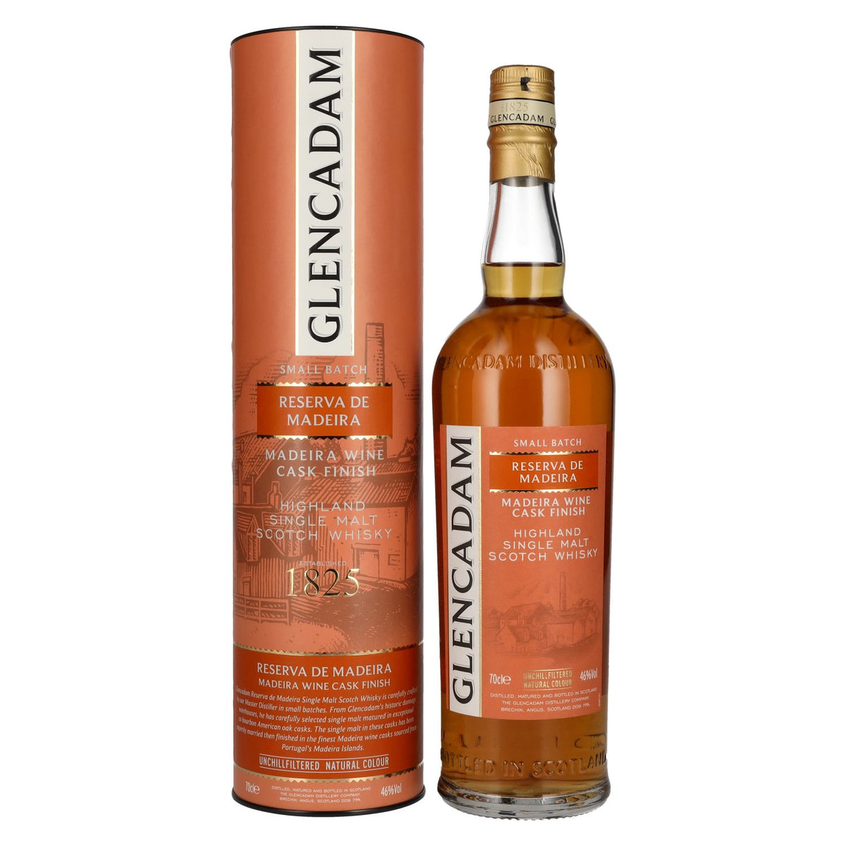 Glencadam RESERVA DE MADEIRA Single Malt MADEIRA CASK FINISH 46% Vol. 0.7l in gift box
