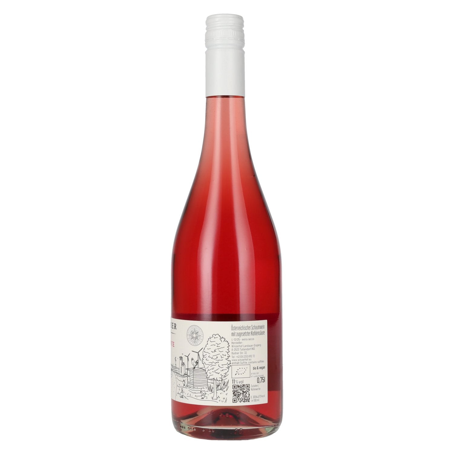 Landauer Gisperg Frizzante Rose 11% Vol. 0,75l