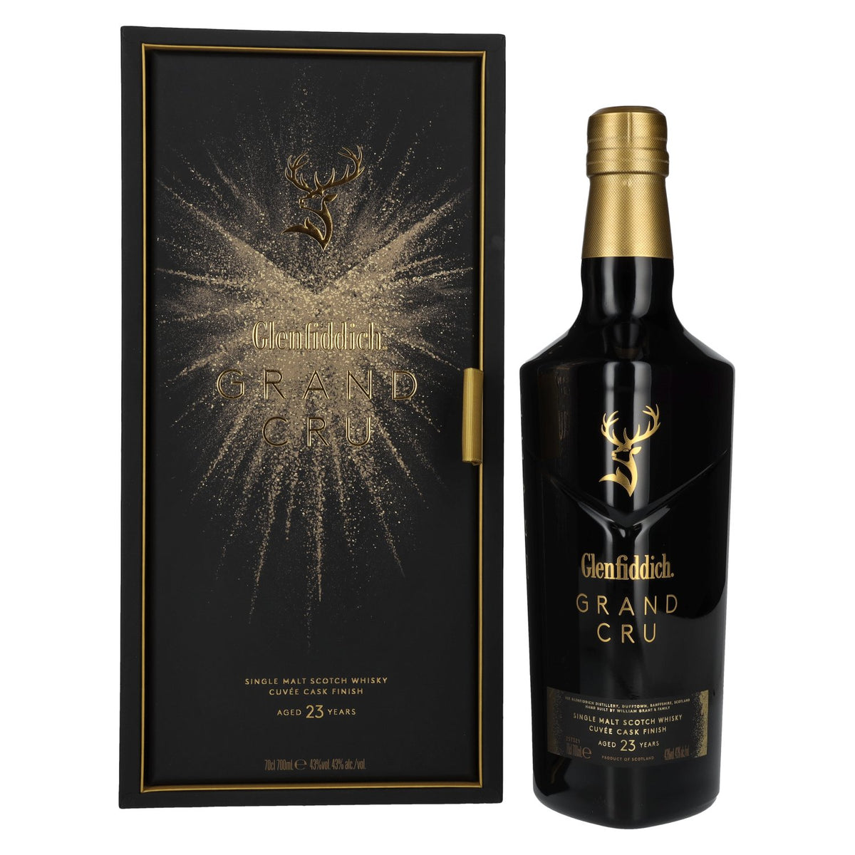 Glenfiddich 23 Years Old GRAND CRU Single Malt Scotch Whisky 43% Vol. 0,7l in Geschenkbox