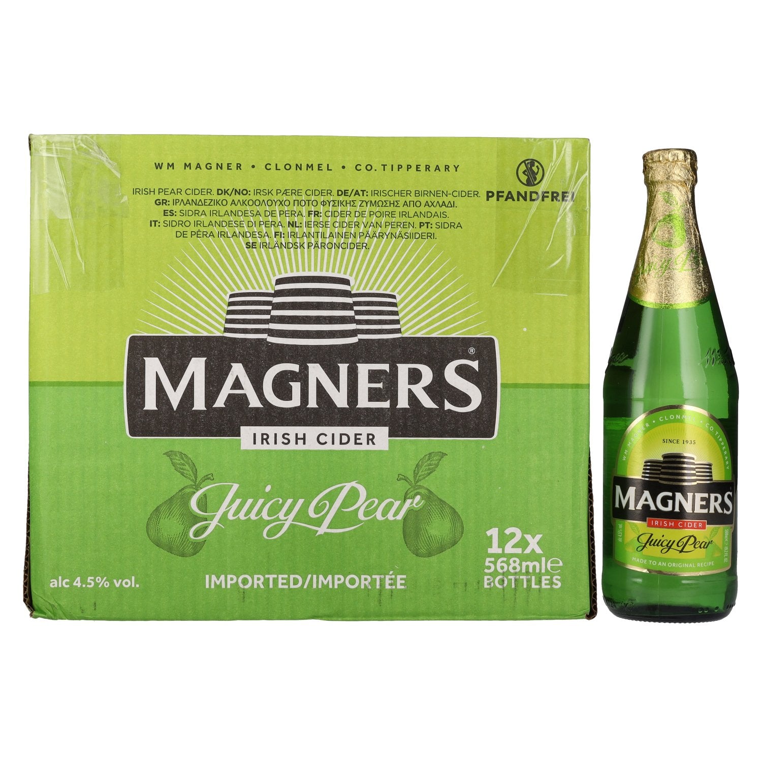 Magners Irish Cider PEAR 4.5% Vol. 12x0.568l