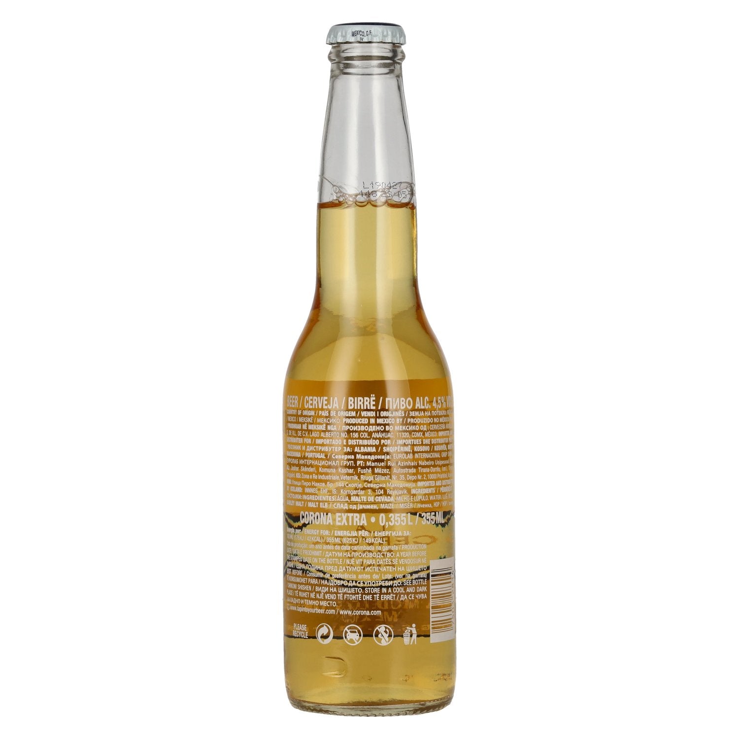 Corona Extra 4.5% ABV 4x6x0.355l