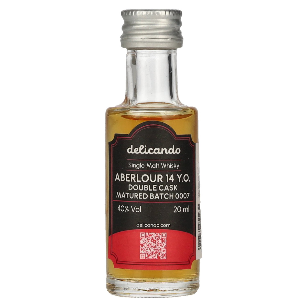 Aberlour 14 Years Old DOUBLE CASK MATURED Batch 0007 40% Vol. 0,02l