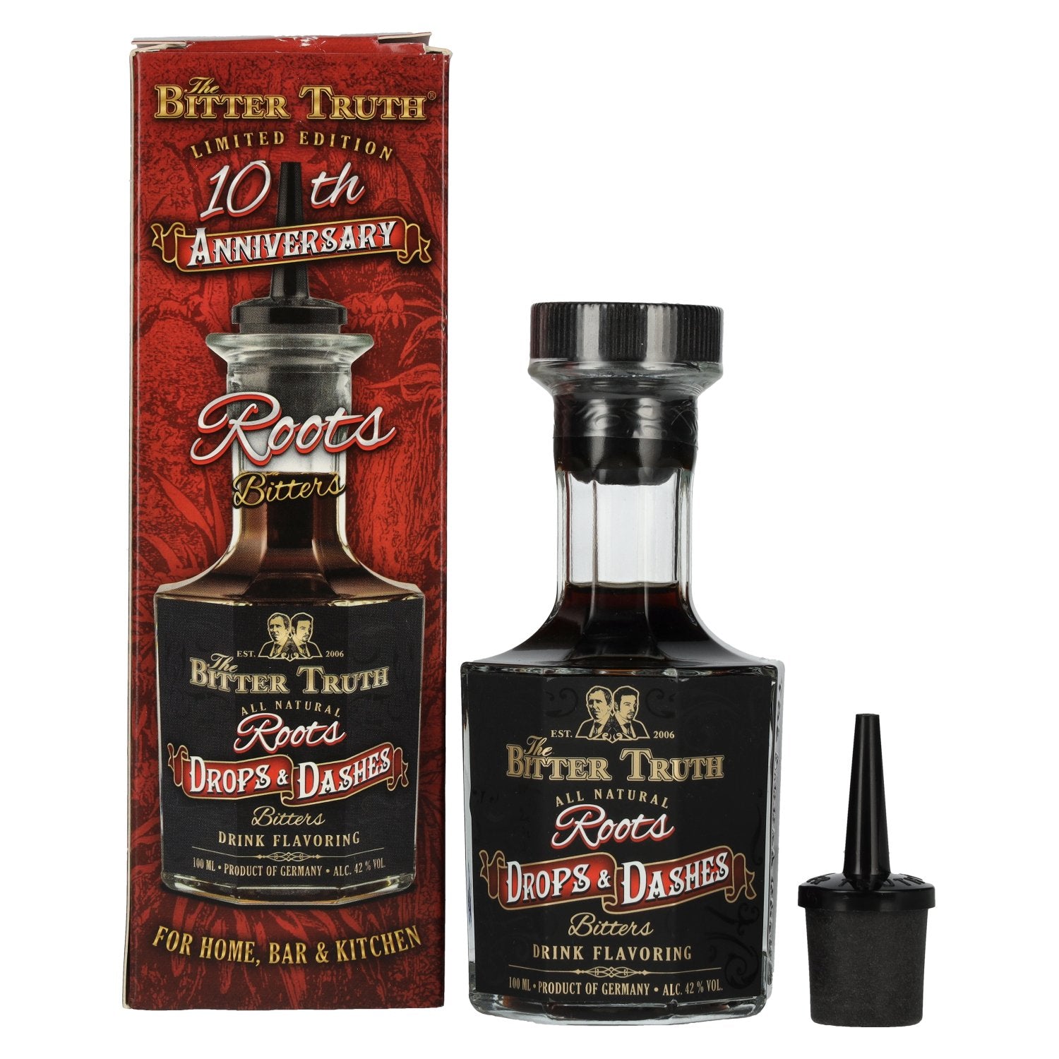 The Bitter Truth Roots Drops & Dashes Bitters 10th Anniversary Limited Edition 42% Vol. 0.1l in Gift Box