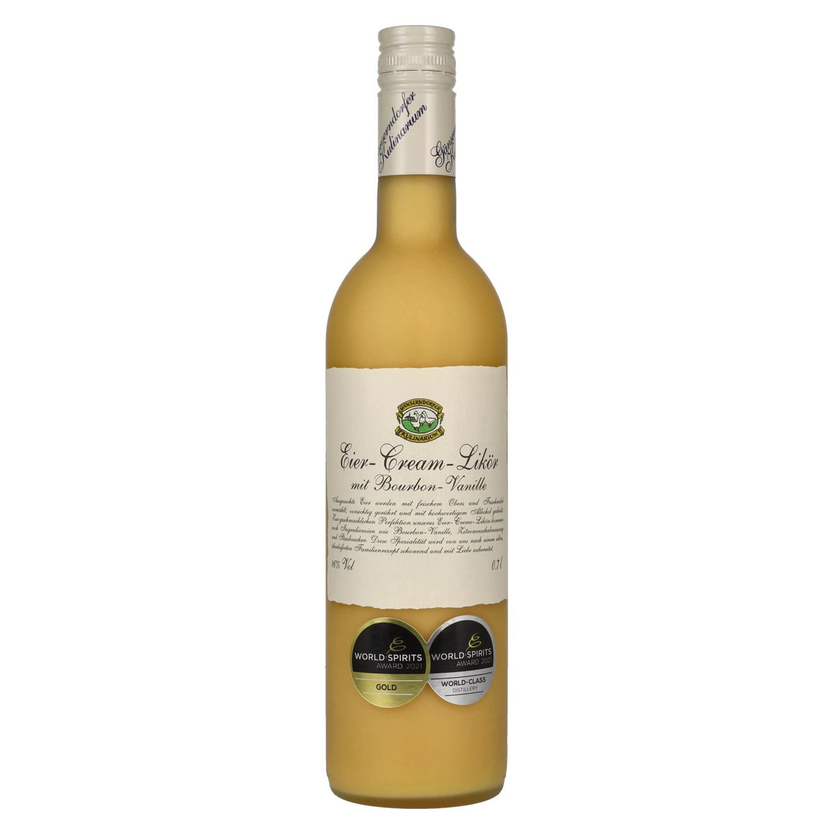 Gänserndorfer Kulinarium Egg Cream Liqueur with Bourbon Vanilla 16% ABV 0.7l