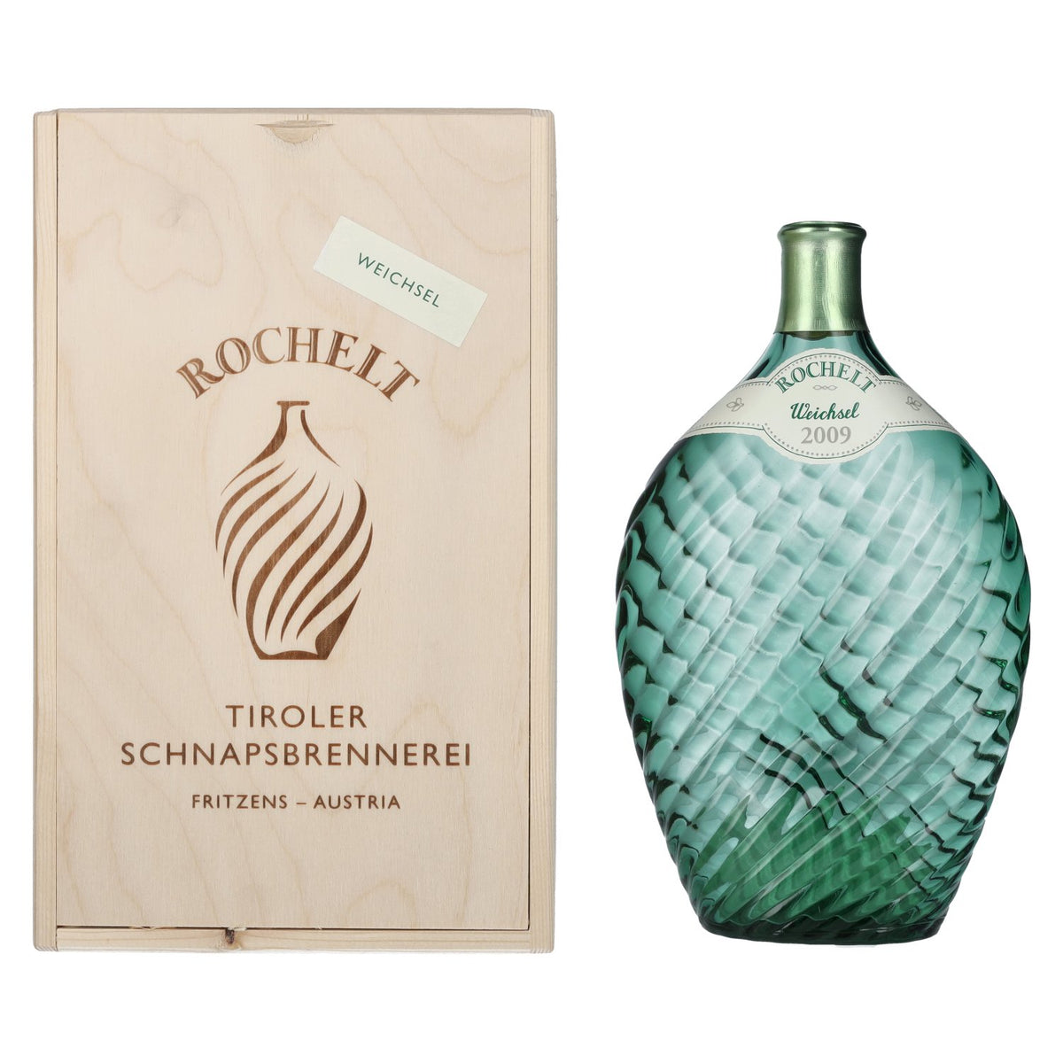 Rochelt Sour Cherry 2009 50% Vol. 0.7L in wooden box