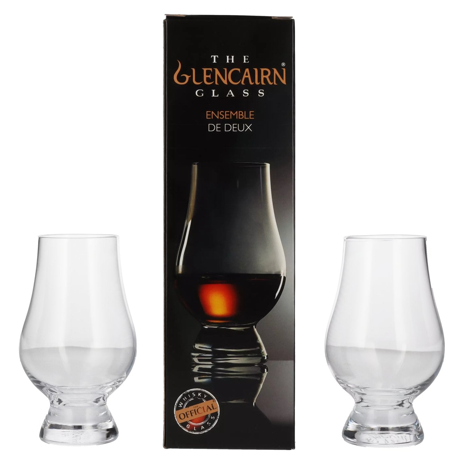 GLENCAIRN Whisky Glass Twin Pack 2x19 cl Uncalibrated in Gift Box
