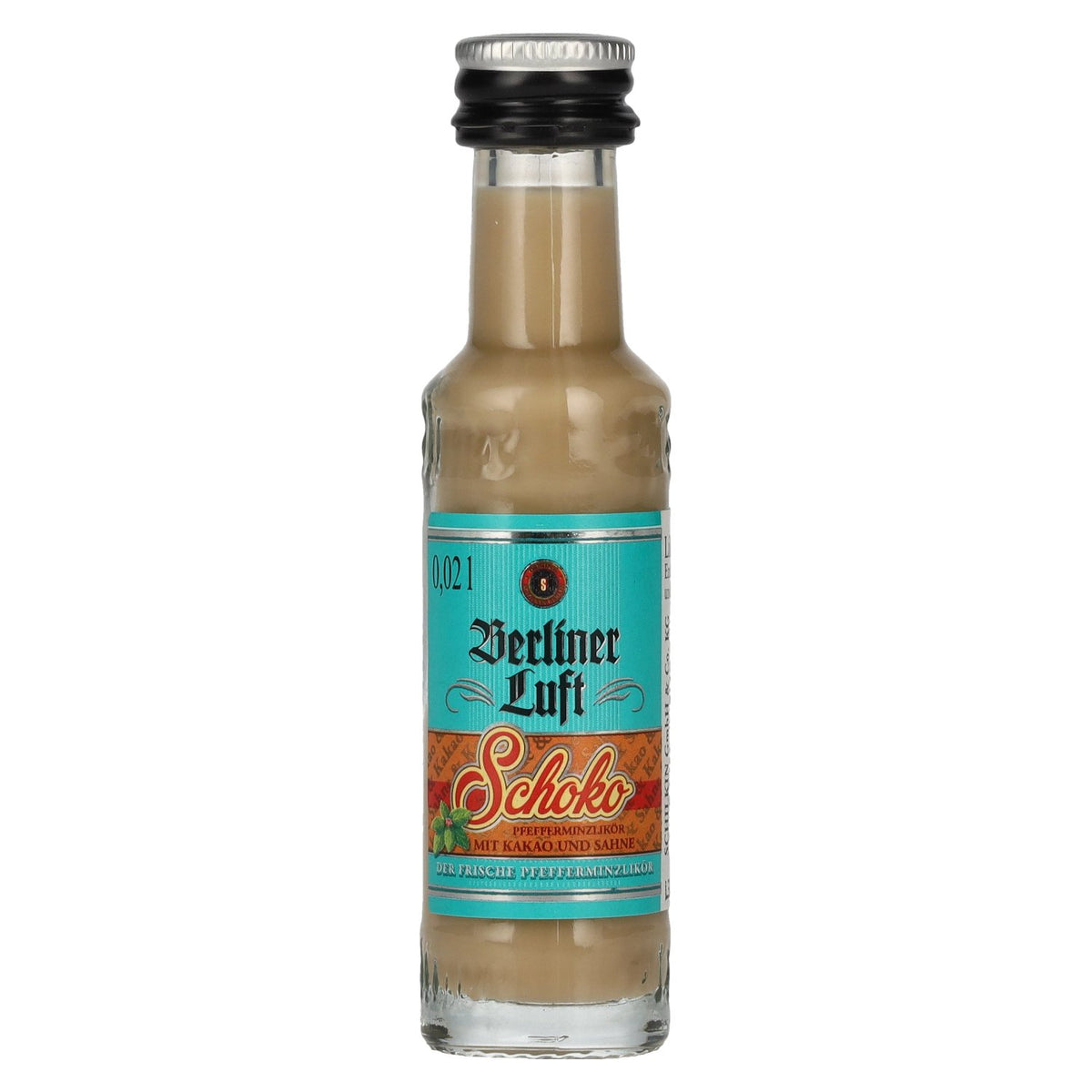 Berliner Luft SCHOKO Der Frische Pfefferminzlikör 15% Vol. 0,02l